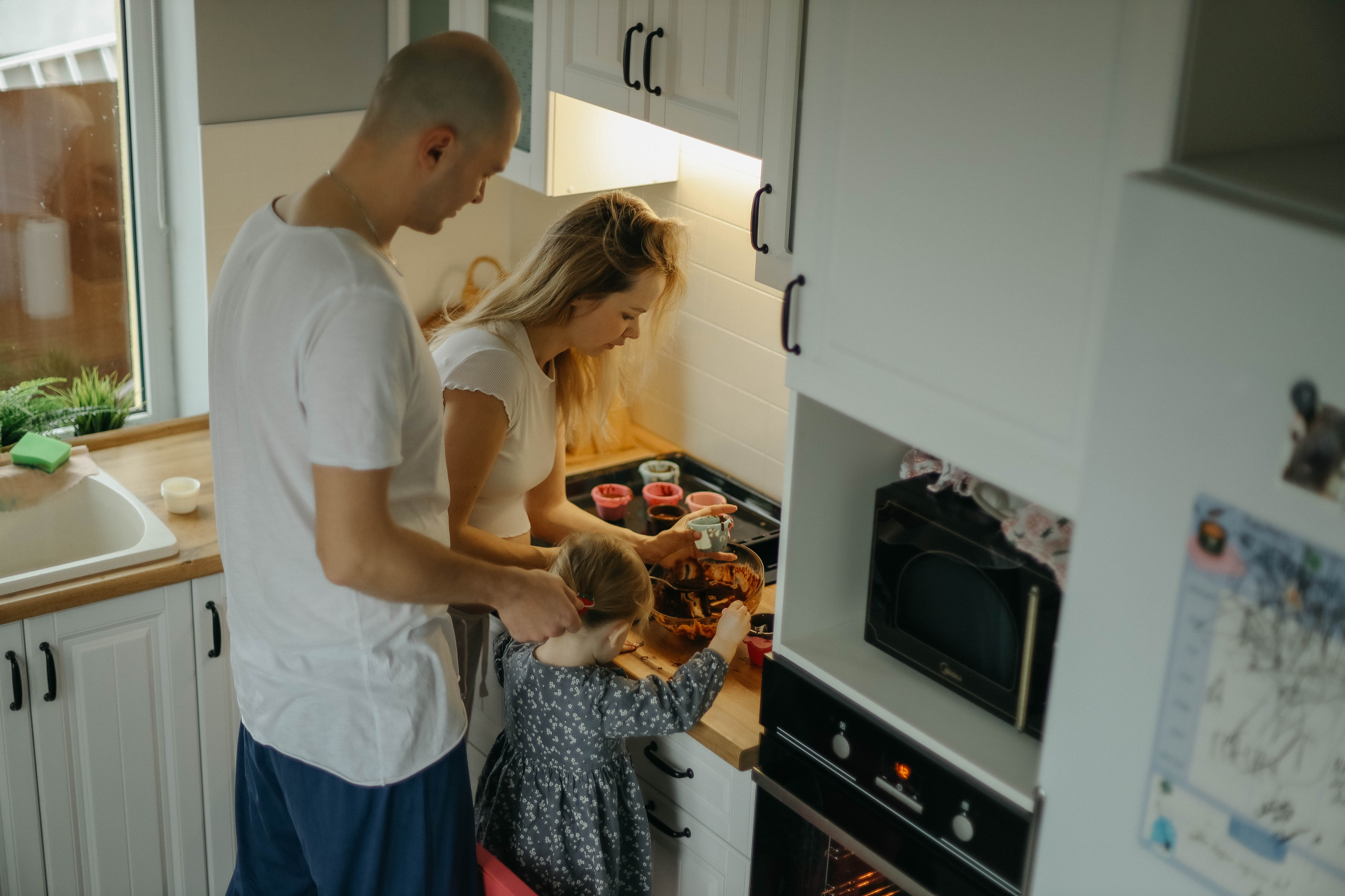 Даша, Никита и Ариша с Булочкой. Семейный фотограф Анапа