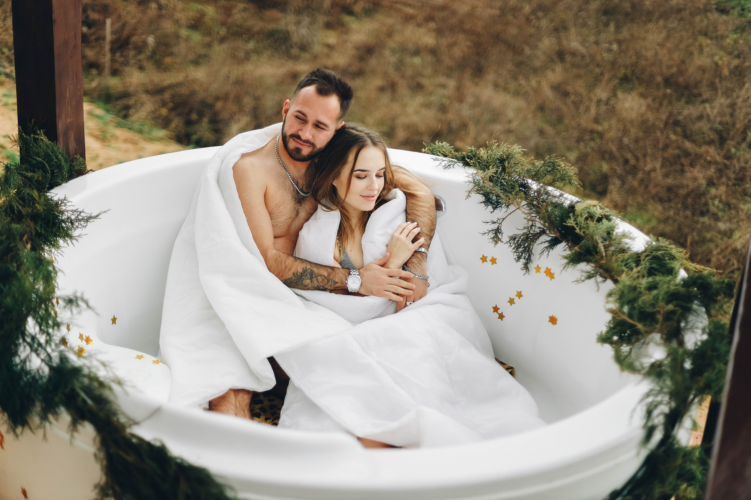 Юля и Слава в шале. Семейный фотограф Анапа