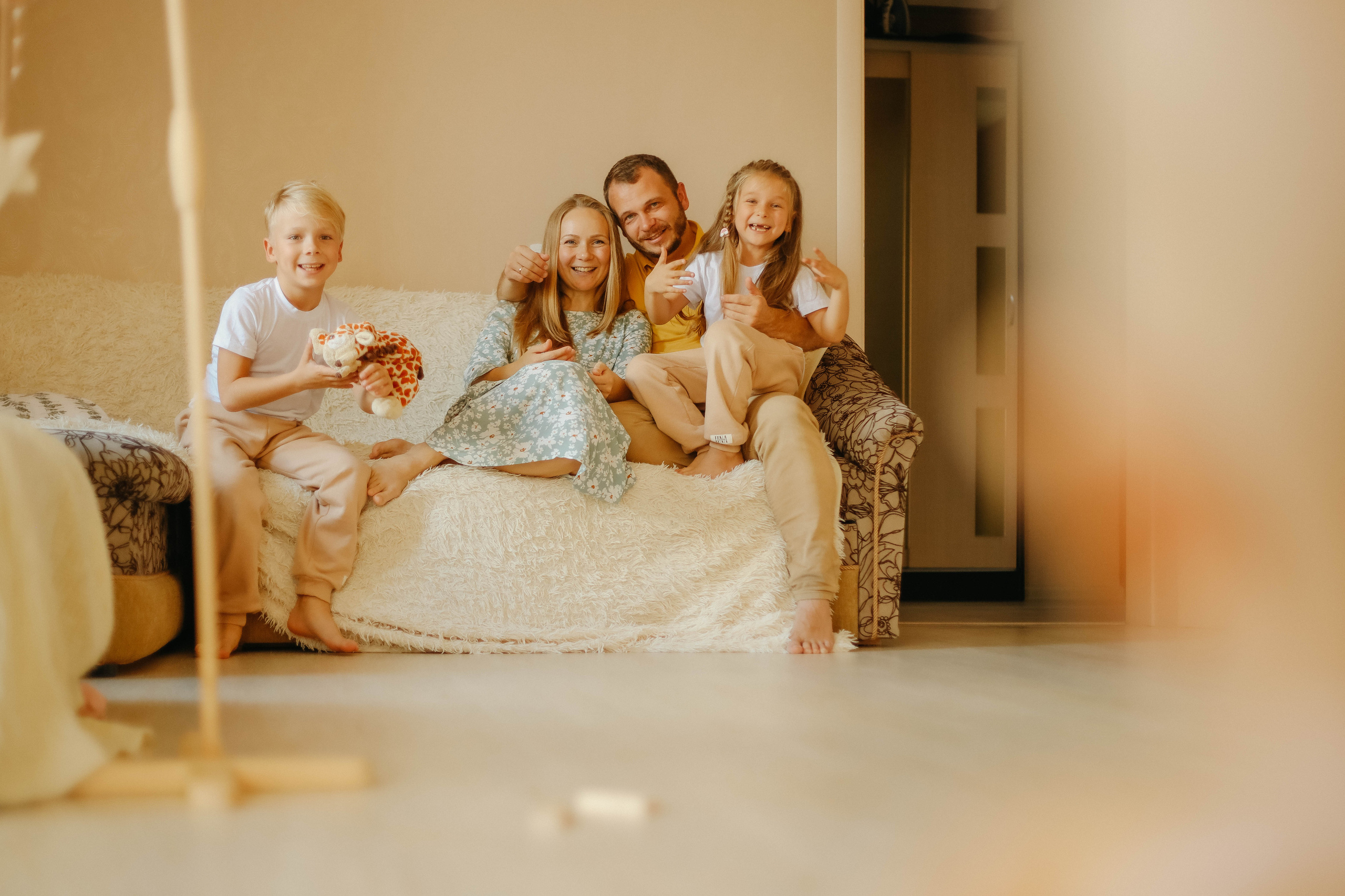 Катя, Дима, Матвей, Милана и Мирослава. Семейный фотограф Анапа