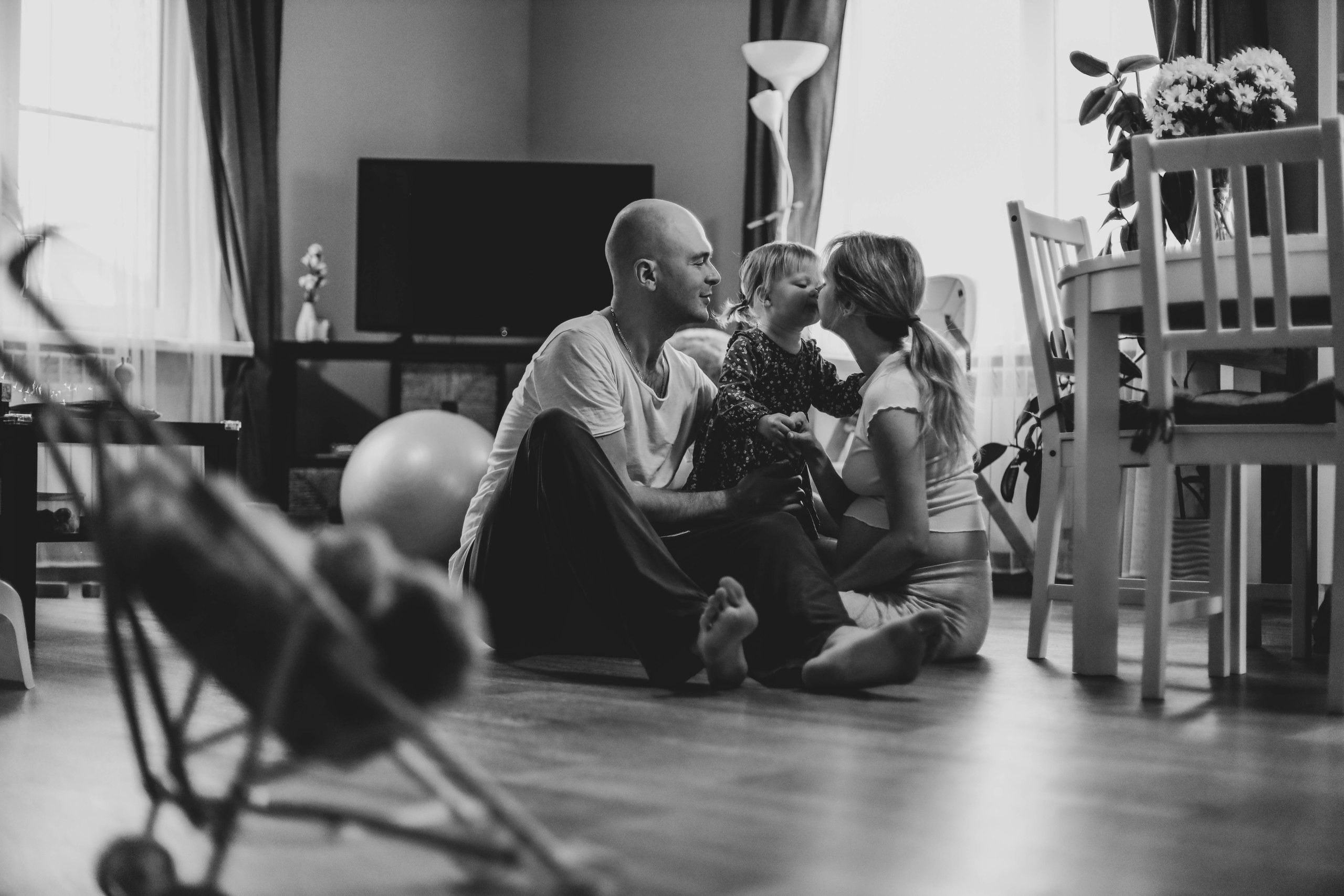 Даша, Никита и Ариша с Булочкой. Семейный фотограф Анапа