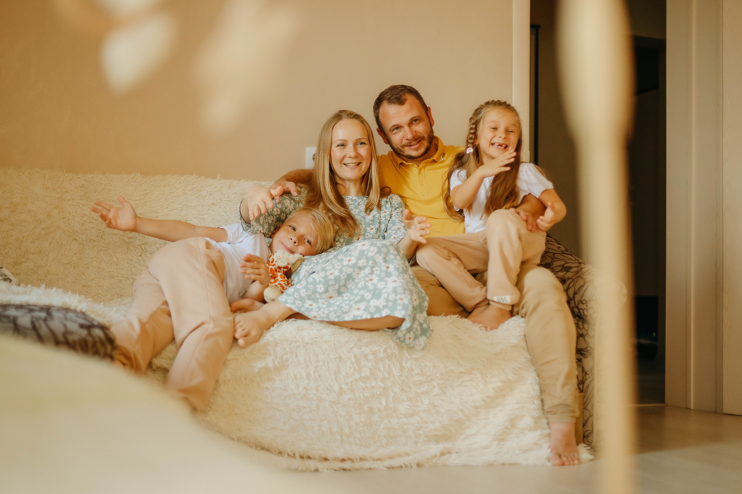 Катя, Дима, Матвей, Милана и Мирослава. Семейный фотограф Анапа