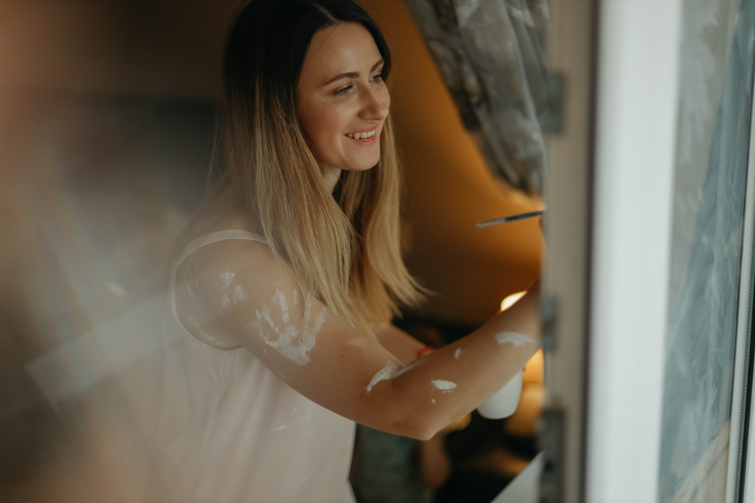 Алена, Ксюша и снежинки. Семейный фотограф Анапа