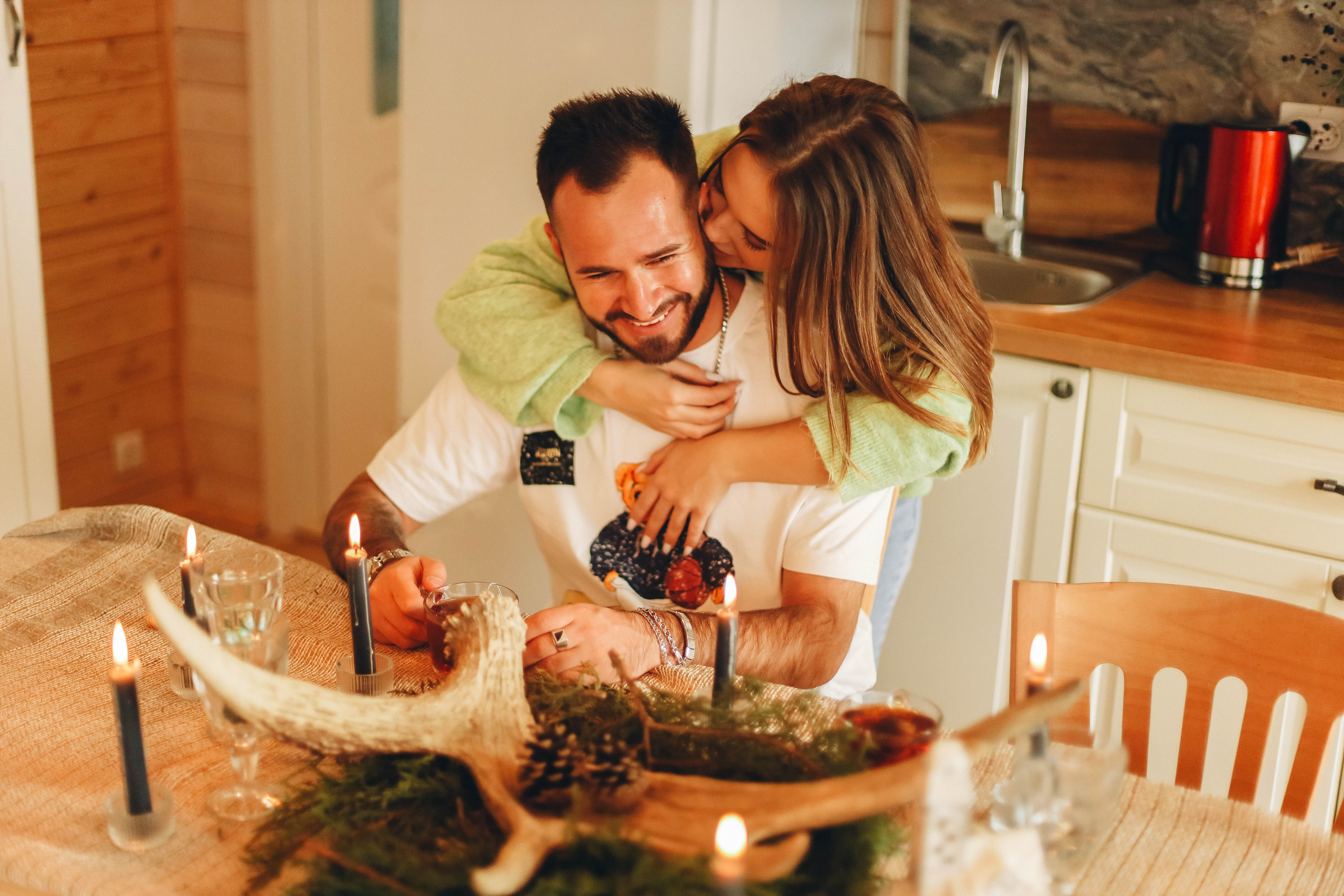 Юля и Слава в шале. Семейный фотограф Анапа