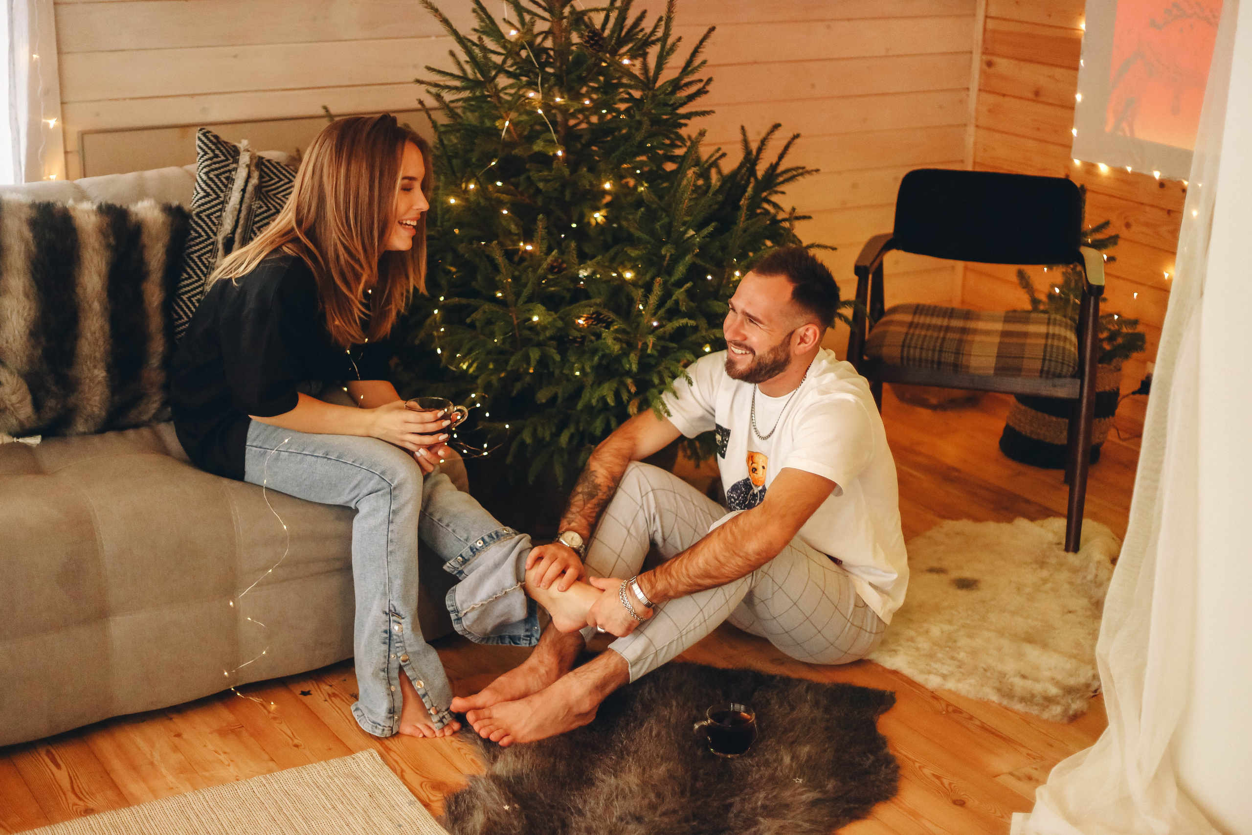 Юля и Слава в шале. Семейный фотограф Анапа