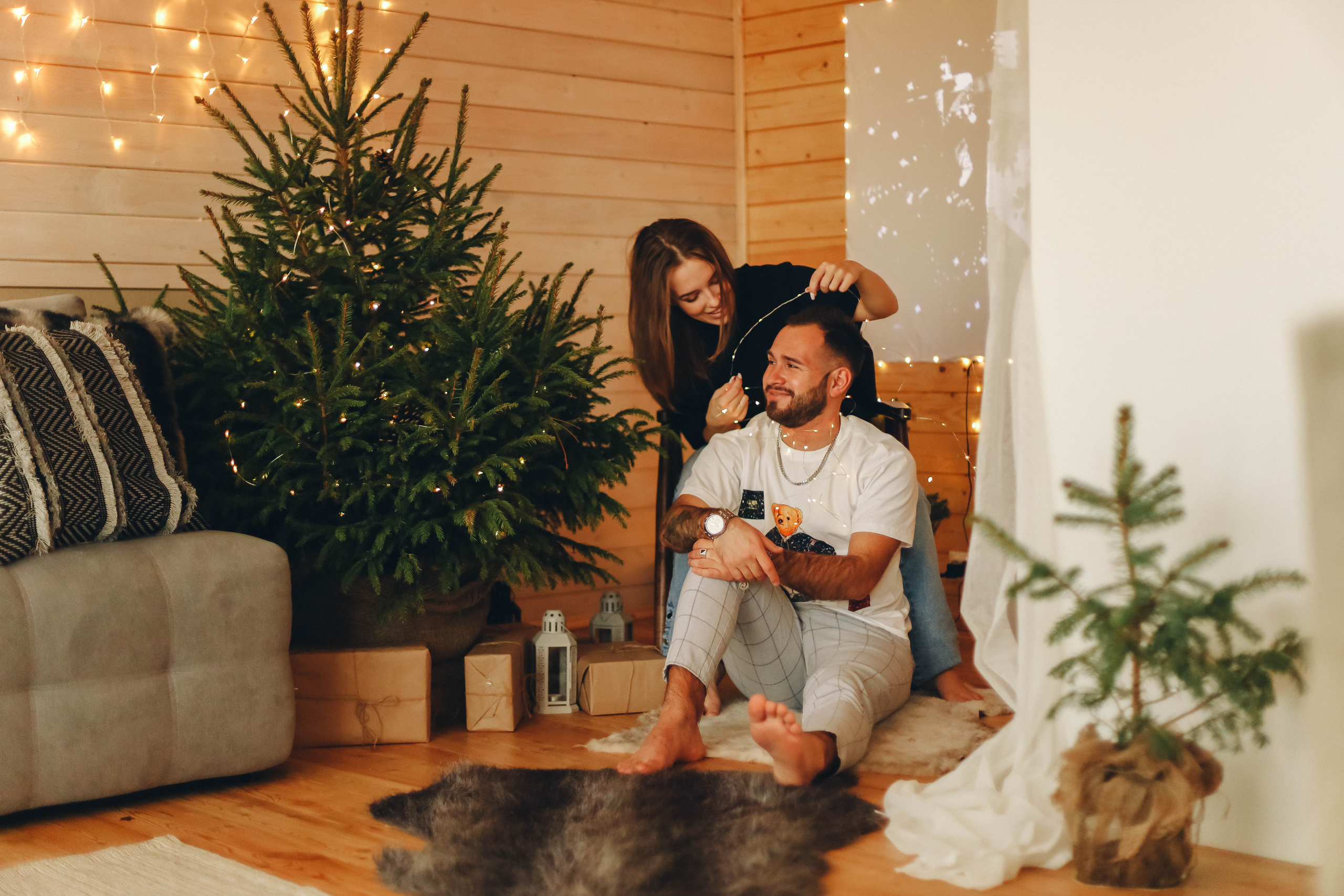 Юля и Слава в шале. Семейный фотограф Анапа