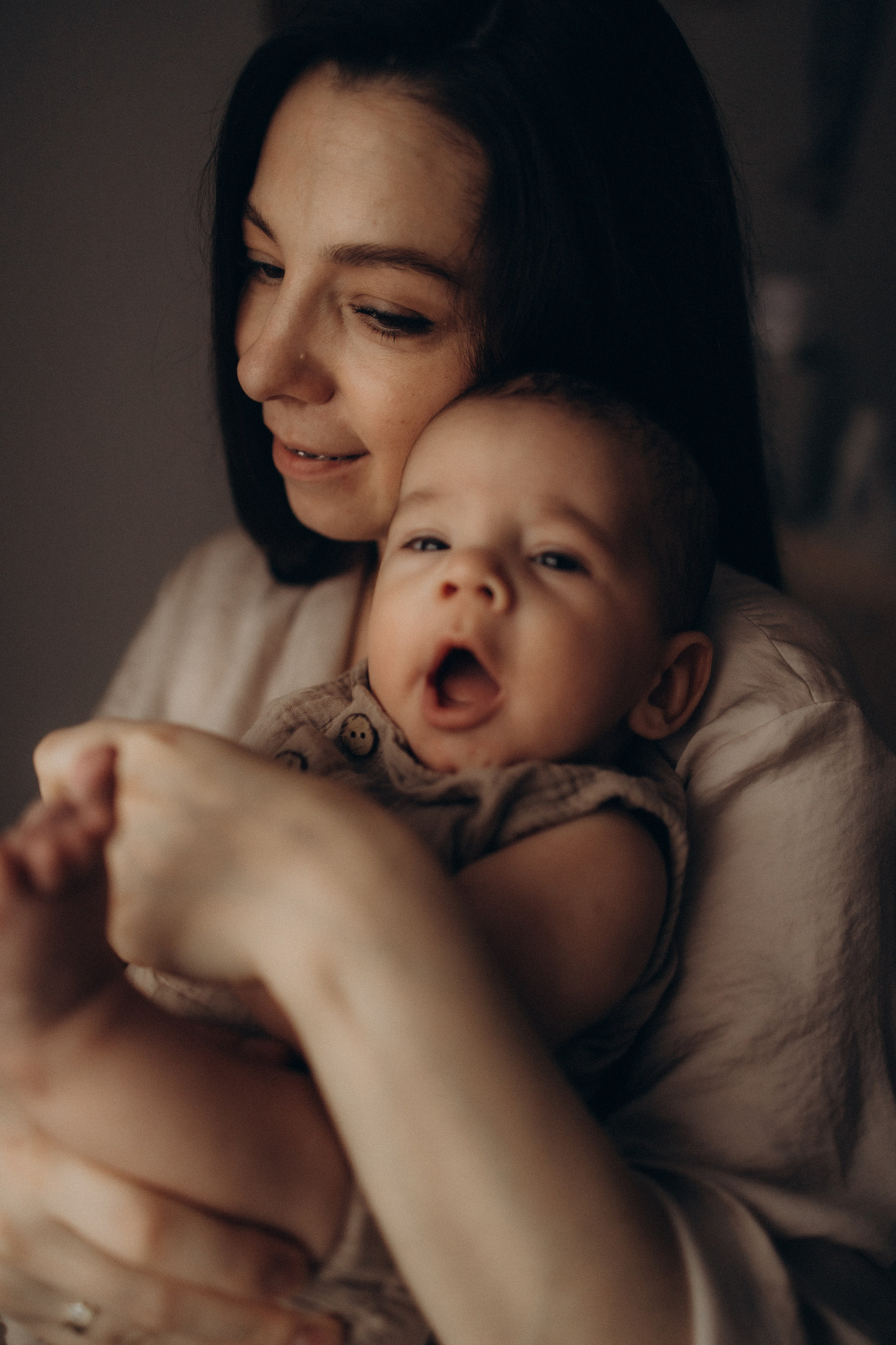 Семейная домашняя фотосессия в Москве. Семейный фотограф в Москве и Люберцах Юлия Гуськова