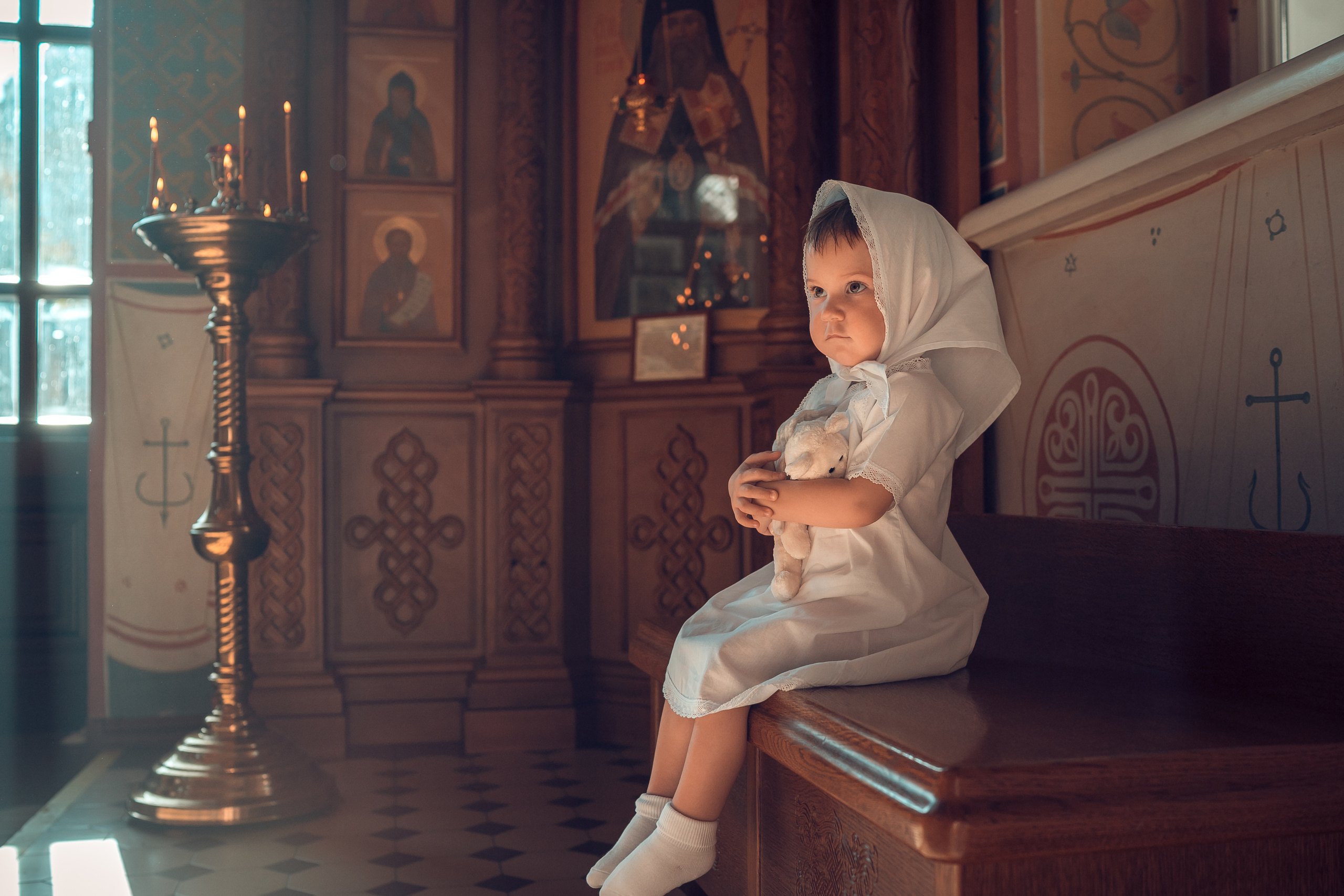 Крещение Веры Храм Иоанна Предтечи Красноярск. Фотограф на Крещение и Венчание в Красноярске Рамазанова Юлия