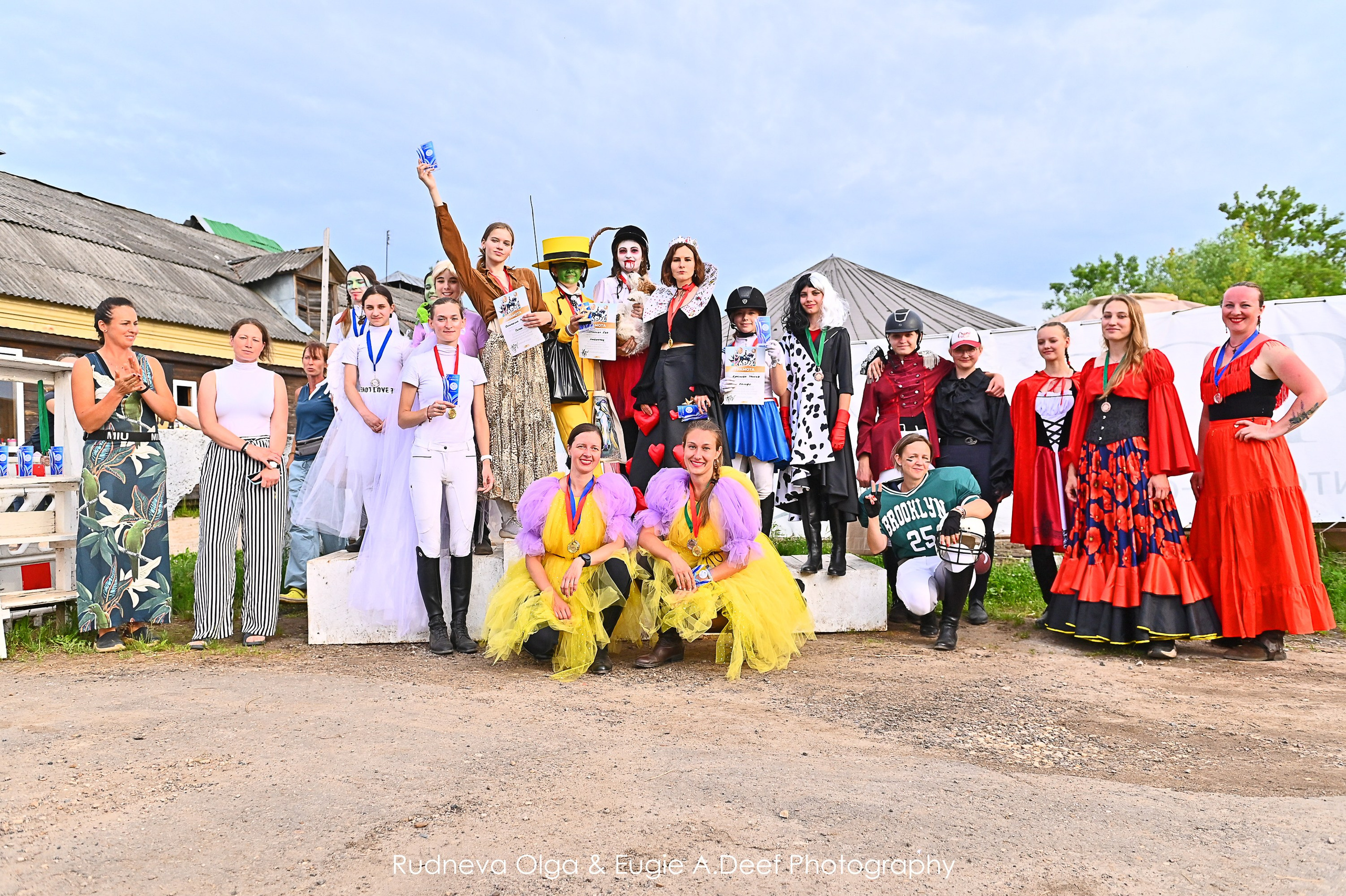 КСК Горки — традиционный Ежегодный Костюмированный КЮР- 2024. ТУРНИРНАЯ КОННАЯ ФОТОГРАФИЯ, Руднева Ольга и Евгений Адеев