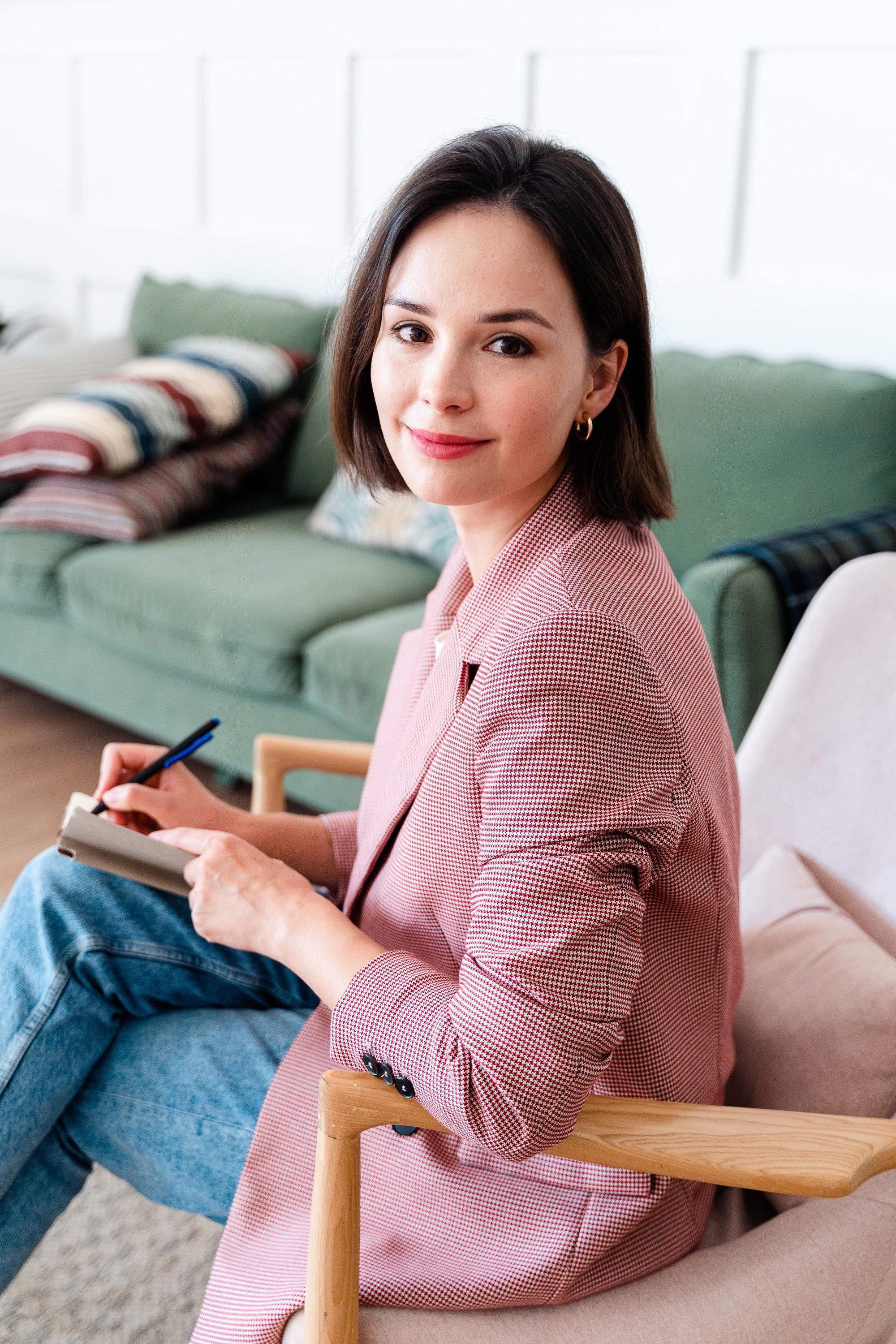 Деловая фотосессия психолога в Москве