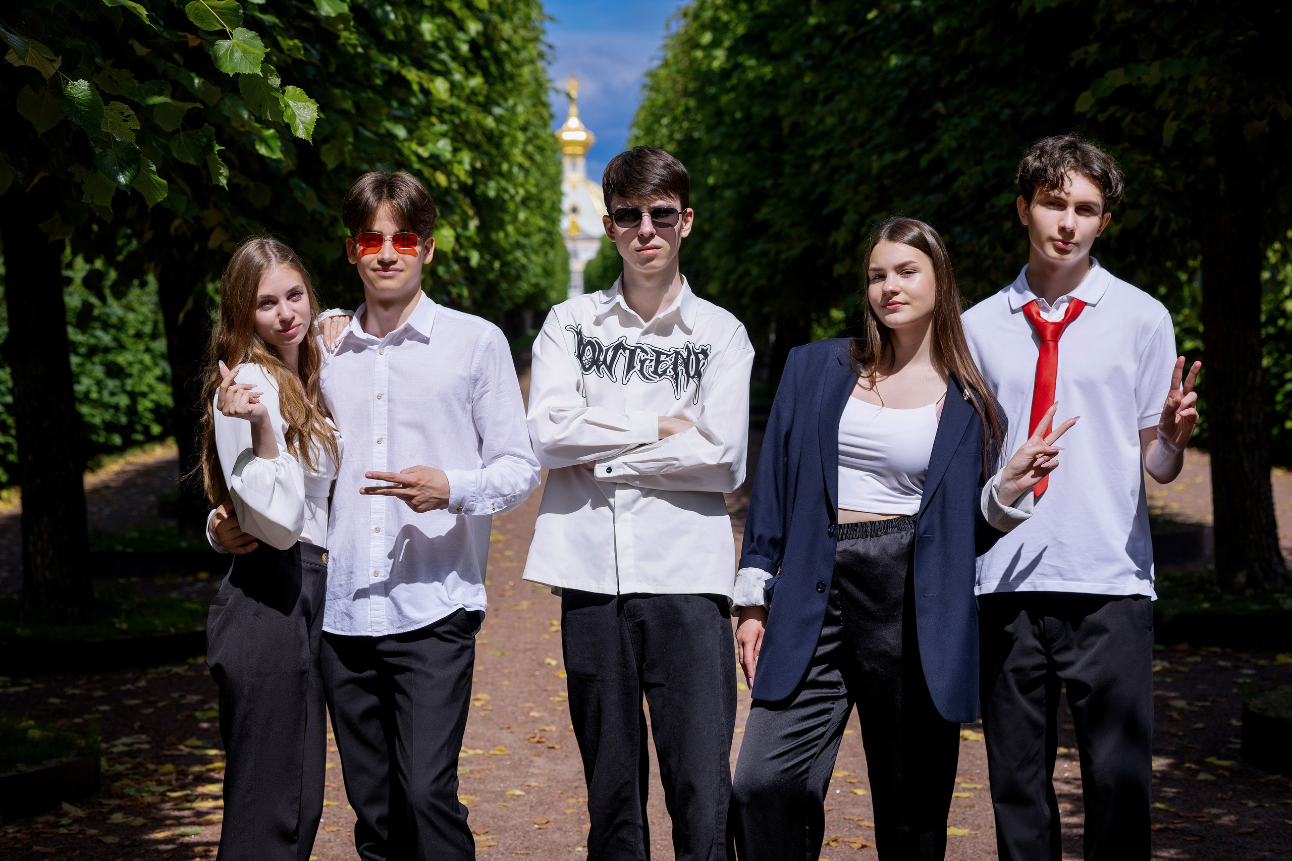 11 класс в Петергофе. Выпускные альбомы. Школьный и семейный фотограф Виктория Игнатьева