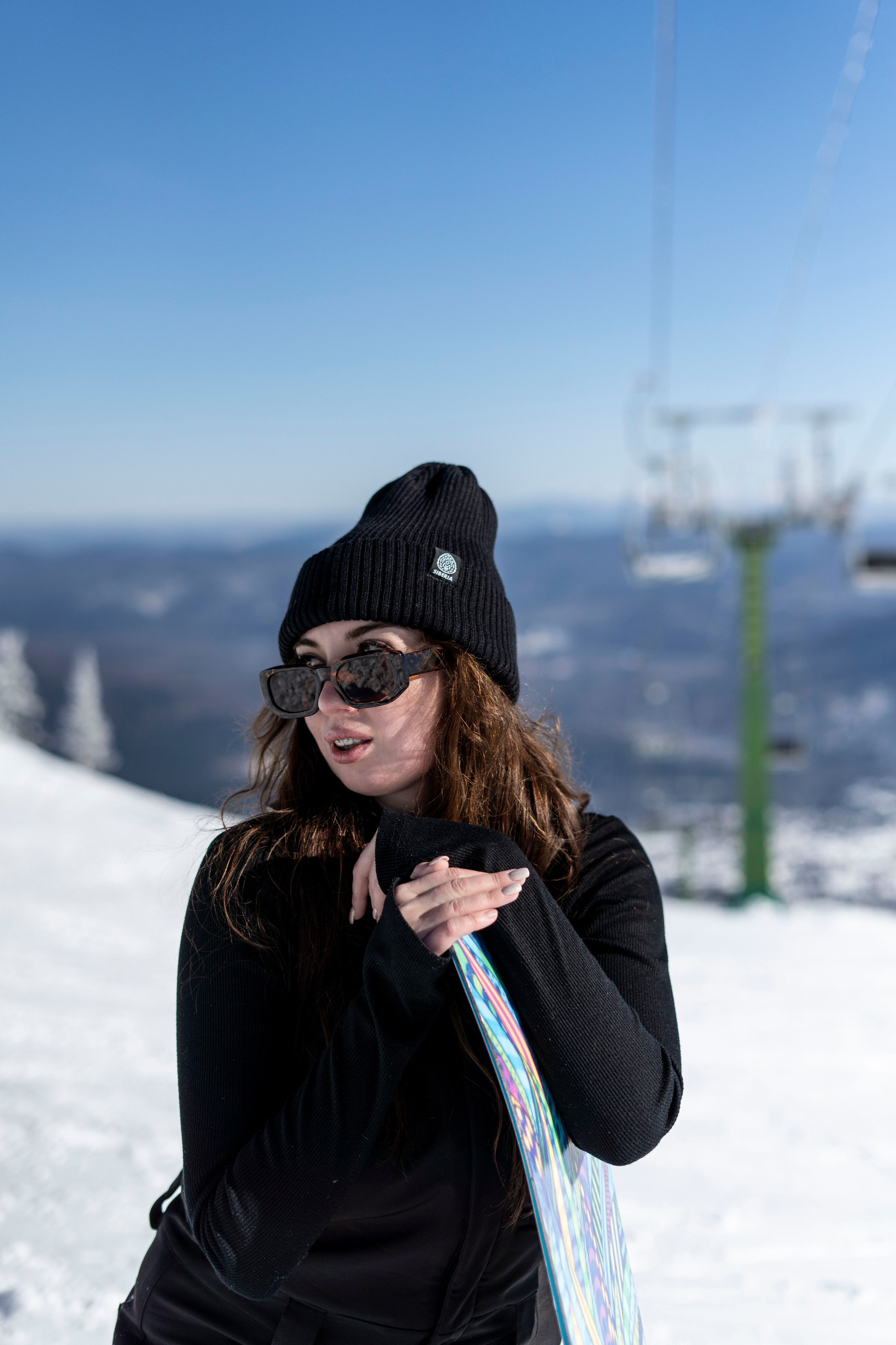 Фотосессия на вершине. Анастасия Паршукова — фотограф Шерегеш Новосибирск