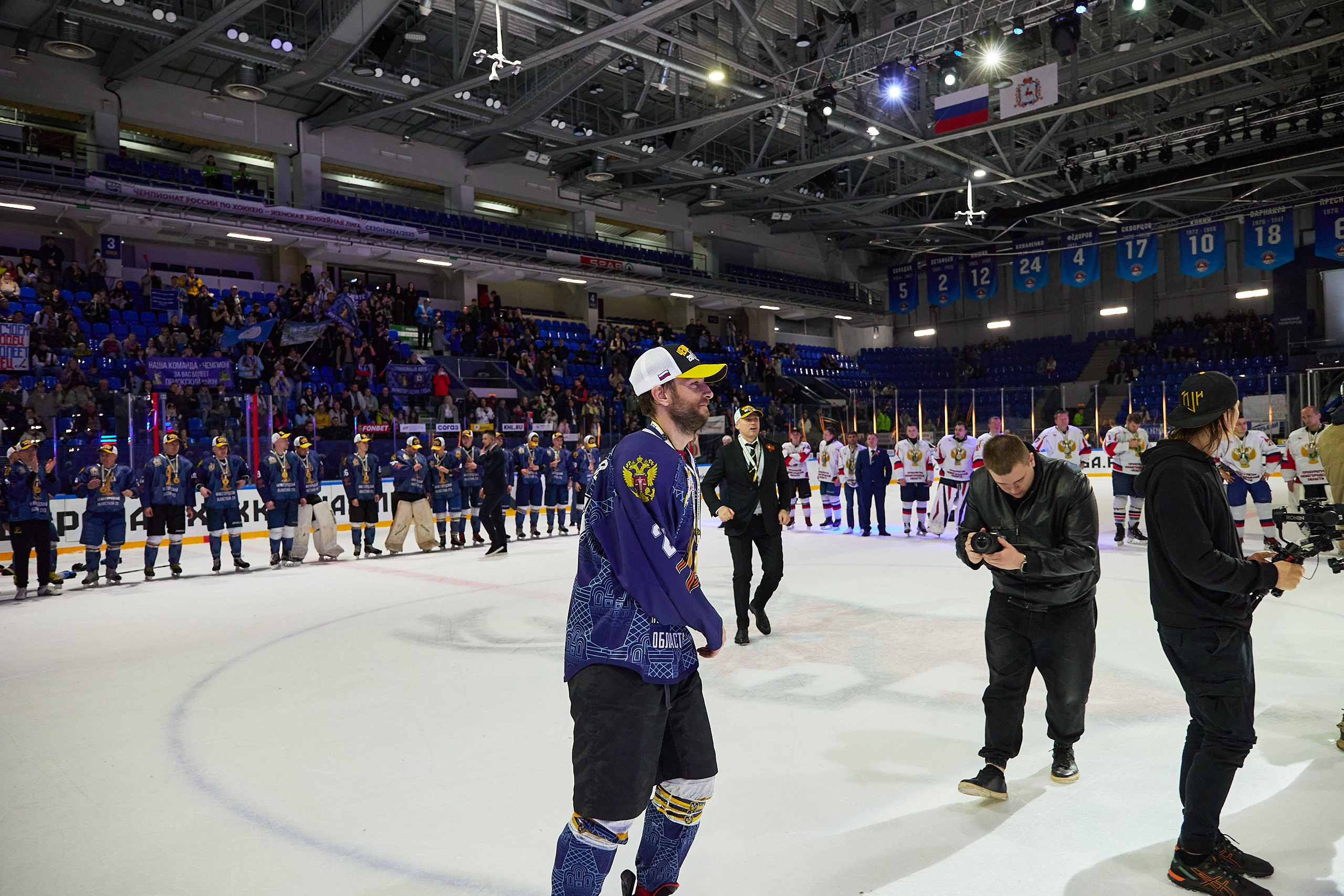 Репортаж. Офицерская хоккейная лига 2025 год. Спортивный фотограф Некрасов Денис