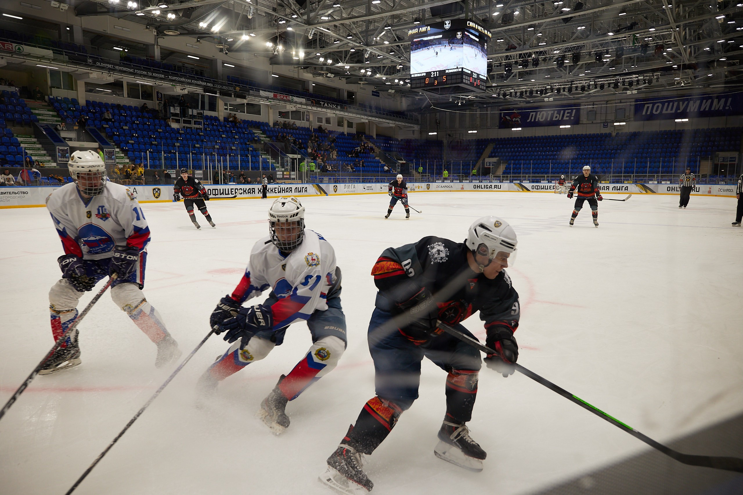 Репортаж. Офицерская хоккейная лига 2025 год. Спортивный фотограф Некрасов Денис