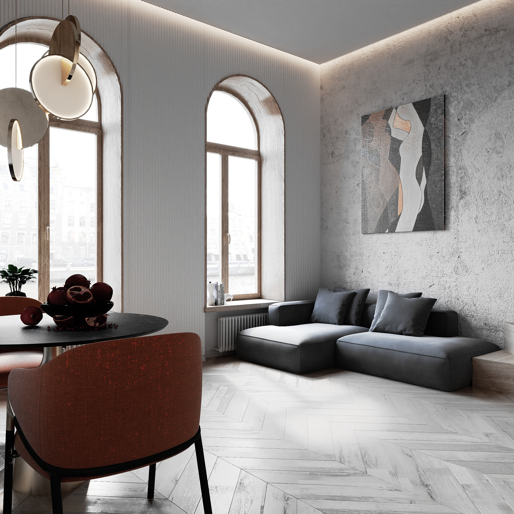 Студия на Фонтанке. Студия Дизайна интерьера Tsvetdesign. Дизайнер в Санкт-Петербурге