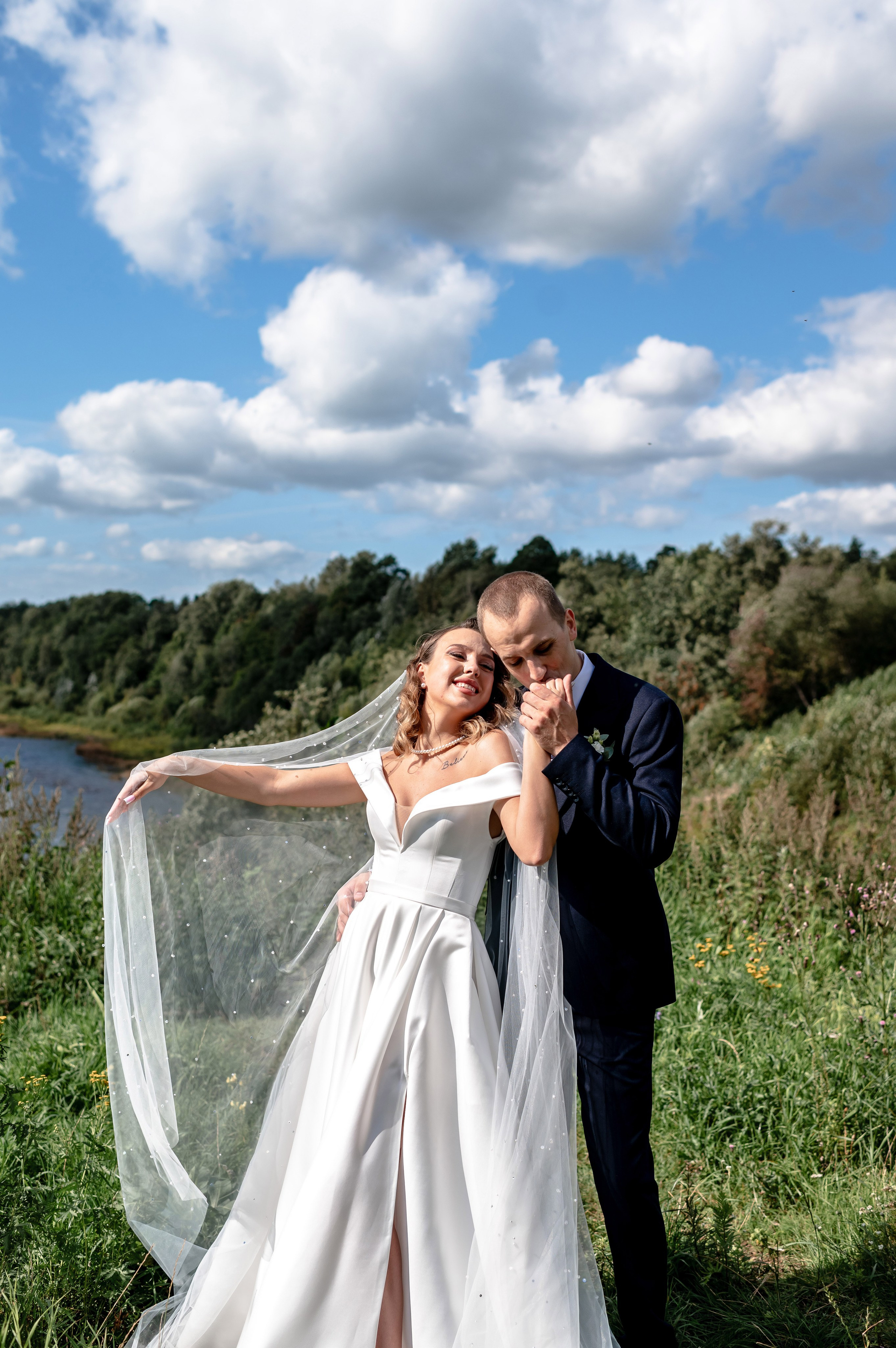 Людмила и Михаил (свадебная прогулка и регистрация в г. Кингисеппе). Портретный, семейный и свадебный фотограф в Санкт-Петербурге и в Пушкине Ширяев Денис