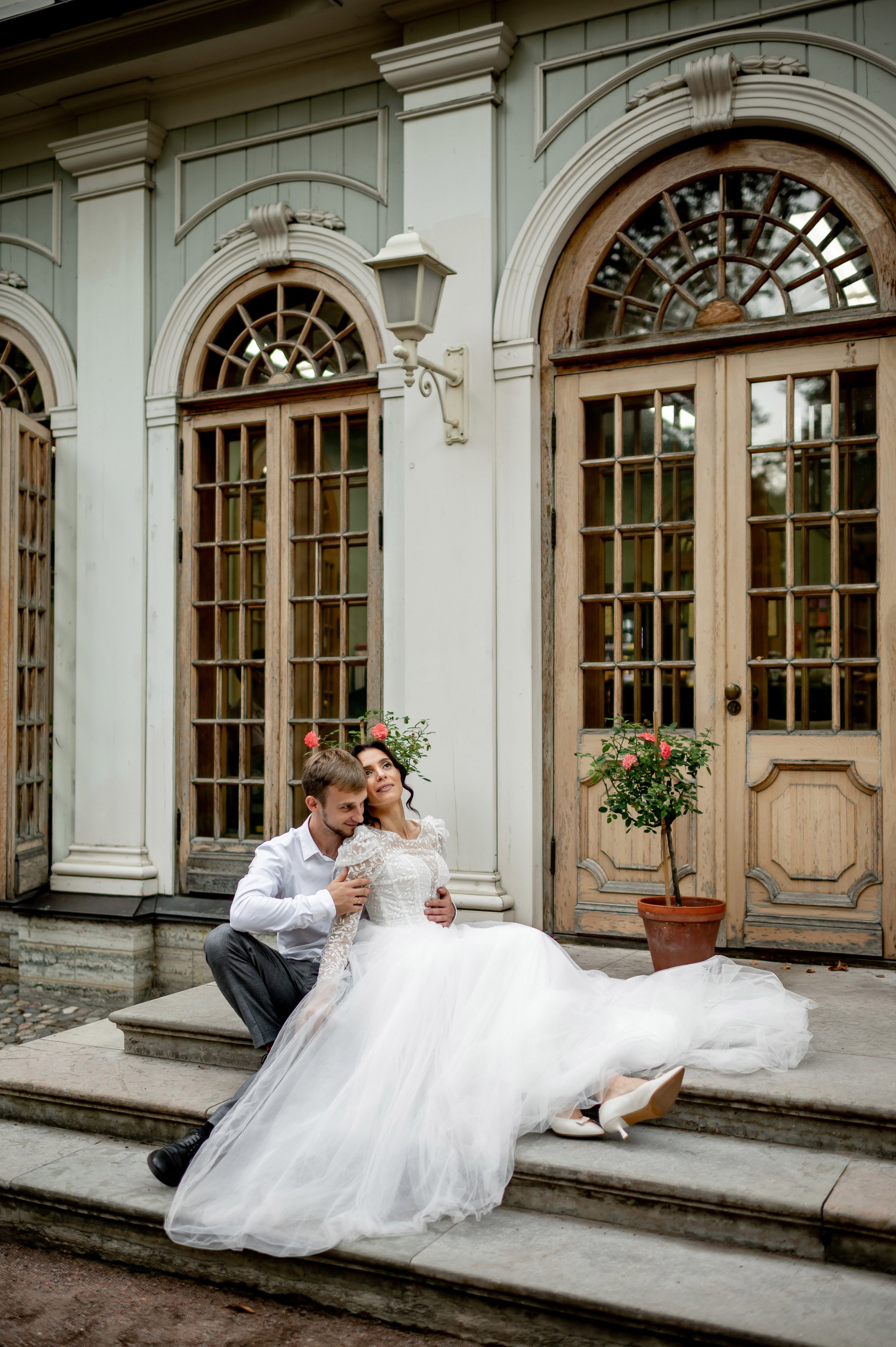 Кирилл и Анжела (круассаны, кофе и фотосессия в Летнем саду). Портретный, семейный и свадебный фотограф в Санкт-Петербурге и в Пушкине Ширяев Денис