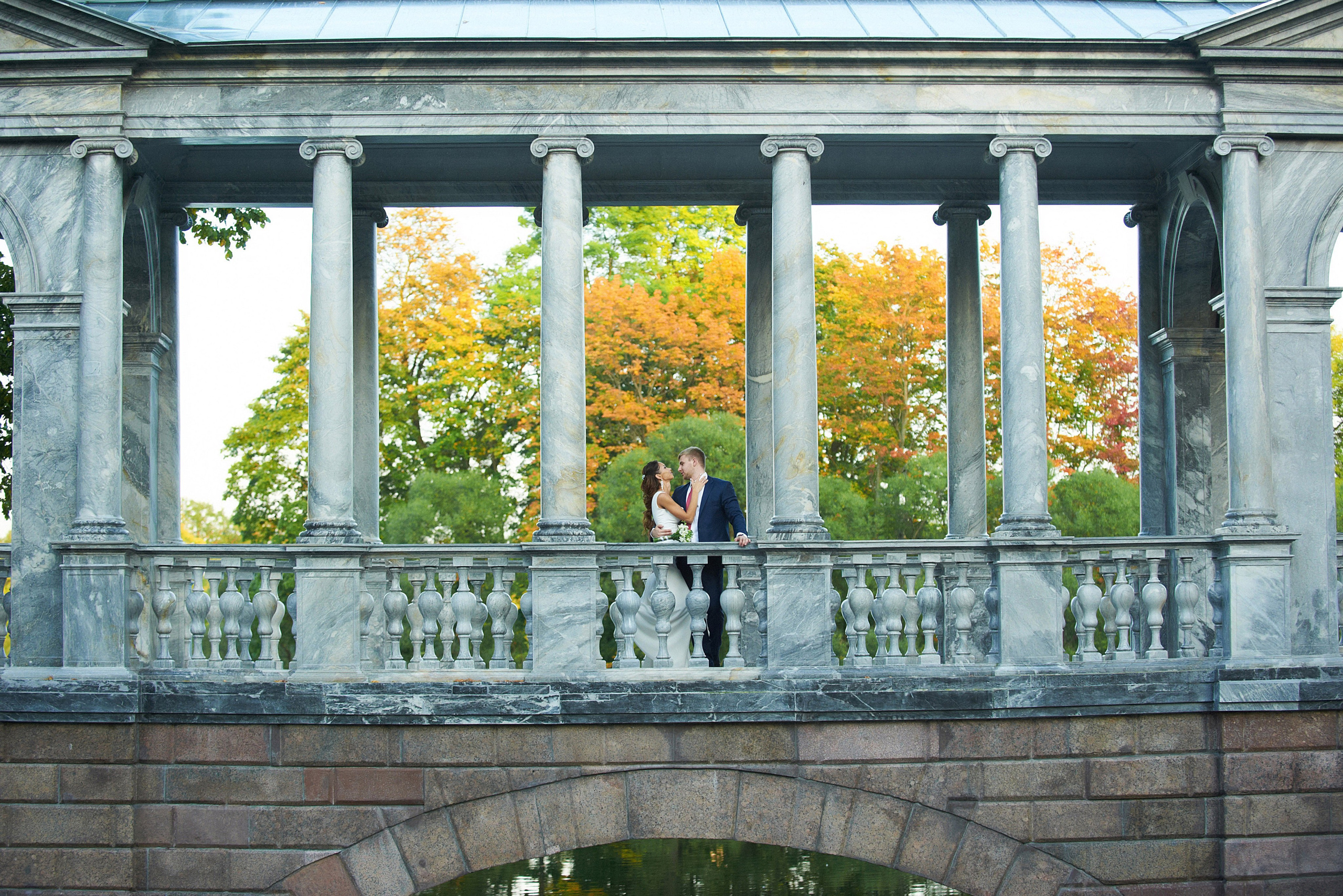 Максим и Наталья (свадебная фотосессия в Пушкине в Екатерининском парке). Портретный, семейный и свадебный фотограф в Санкт-Петербурге и в Пушкине Ширяев Денис