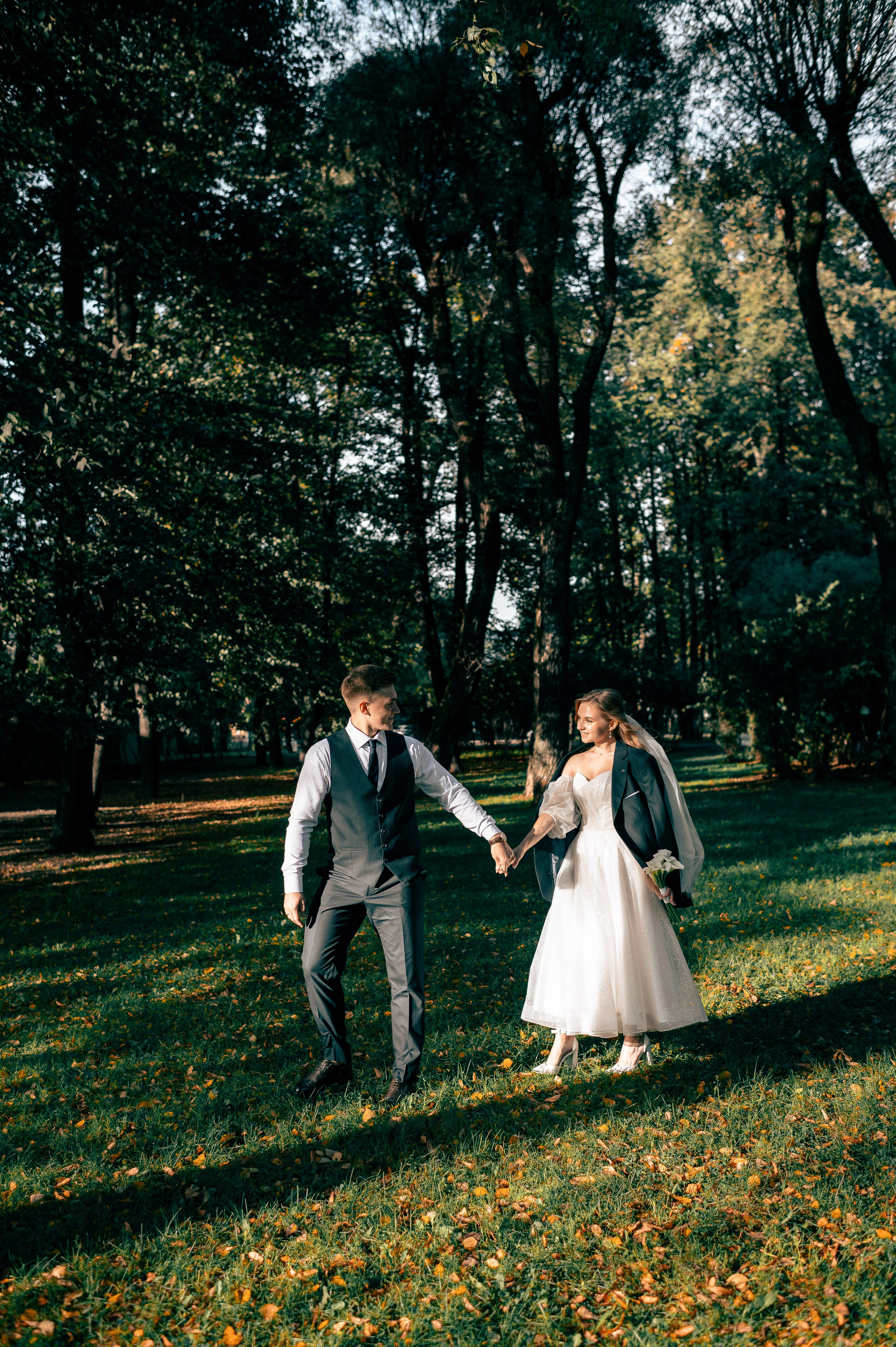 Анастасия и Михаил (Второй Дворец Бракосочетания на Фурштатской улице 52, фотосессия в Таврическом парке). Портретный, семейный и свадебный фотограф в Санкт-Петербурге и в Пушкине Ширяев Денис