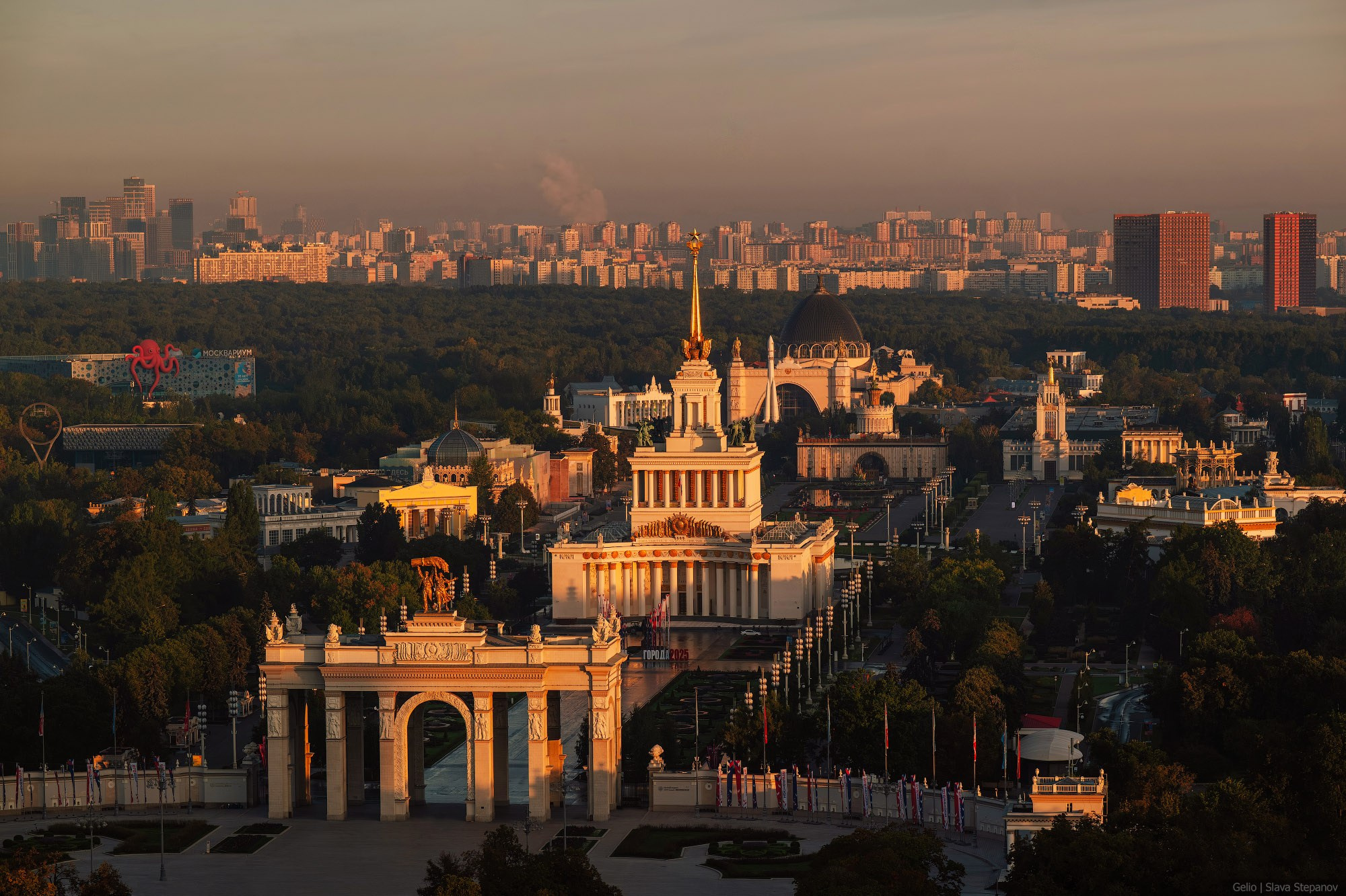 ВДНХ с высоты