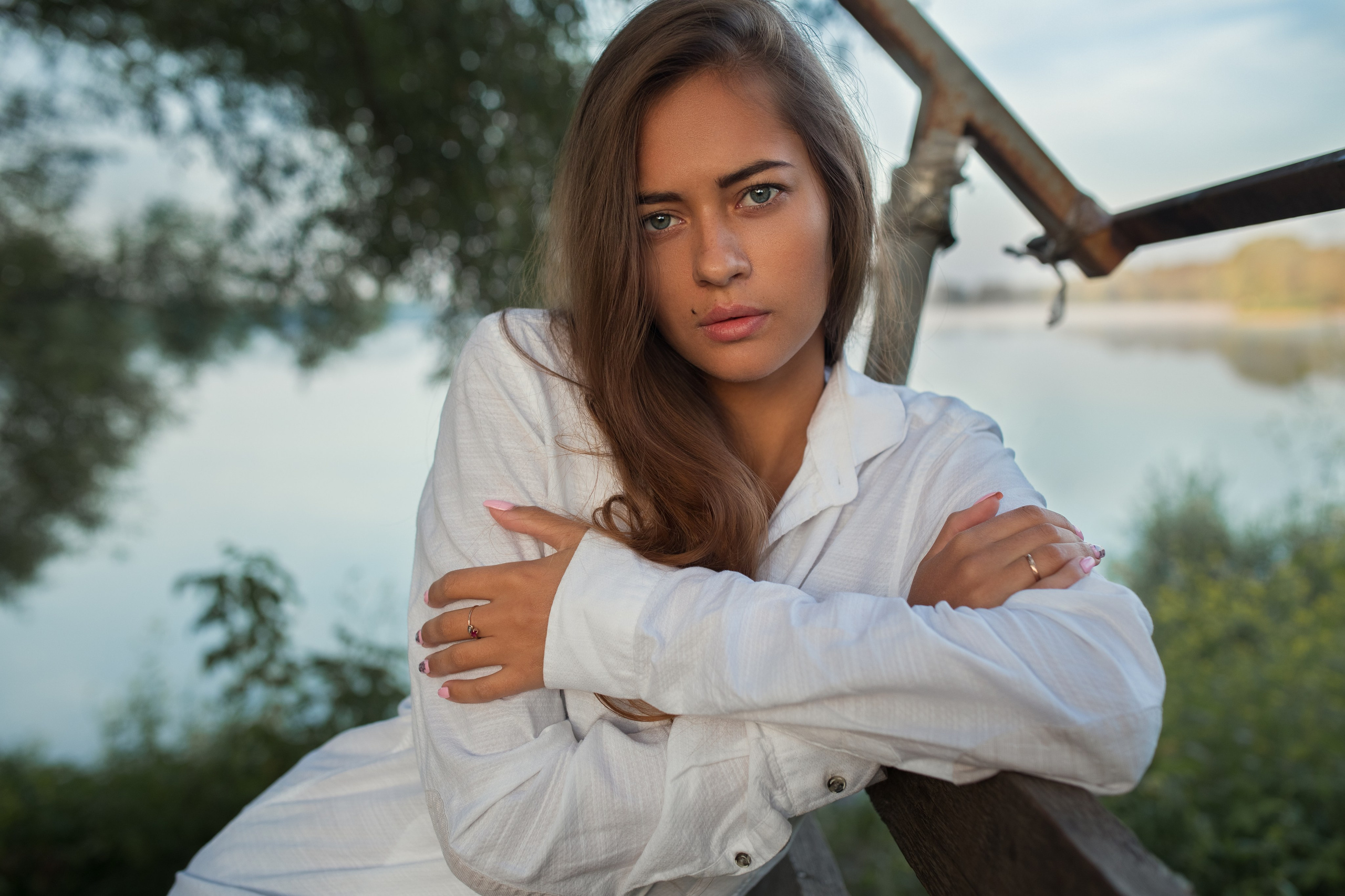 Фотосет с Ольгой на берегу озера для «себя»