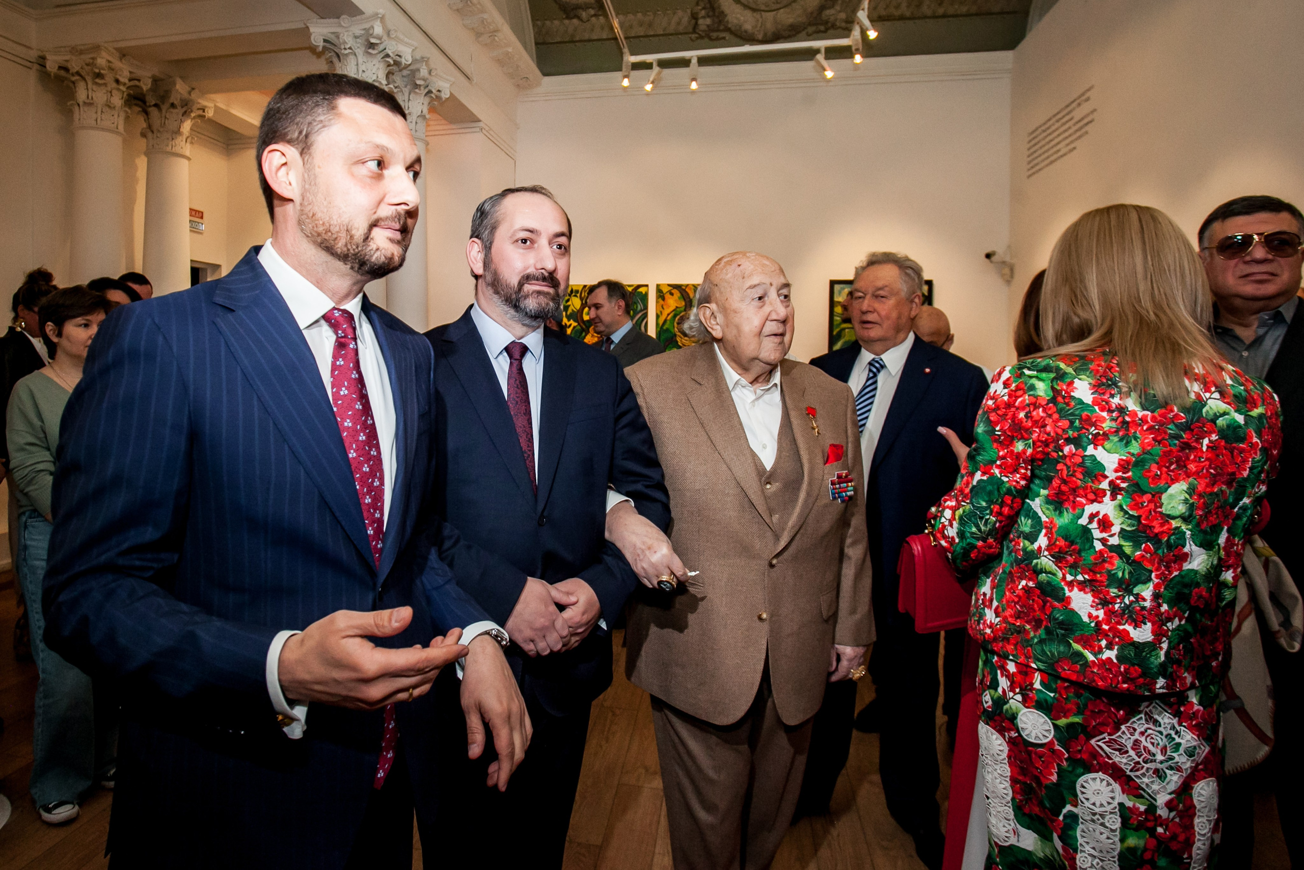 Открытие выставки Зураба Церетели. Art photographer Nino