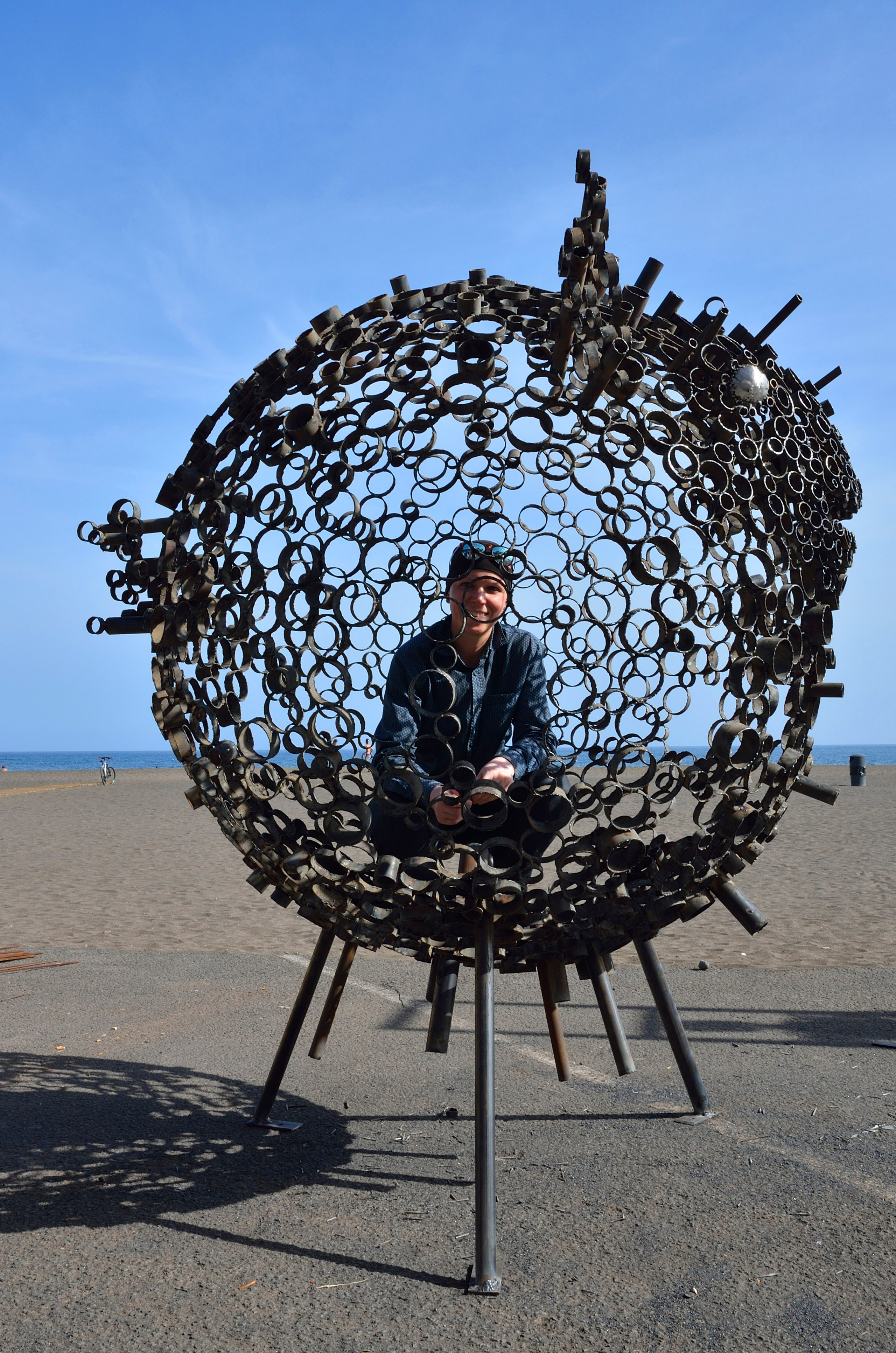 Рыба-шар_Испания _Канарские острова_Фуертевентура_ 2019. Художник — скульптор Антонина Фатхуллина