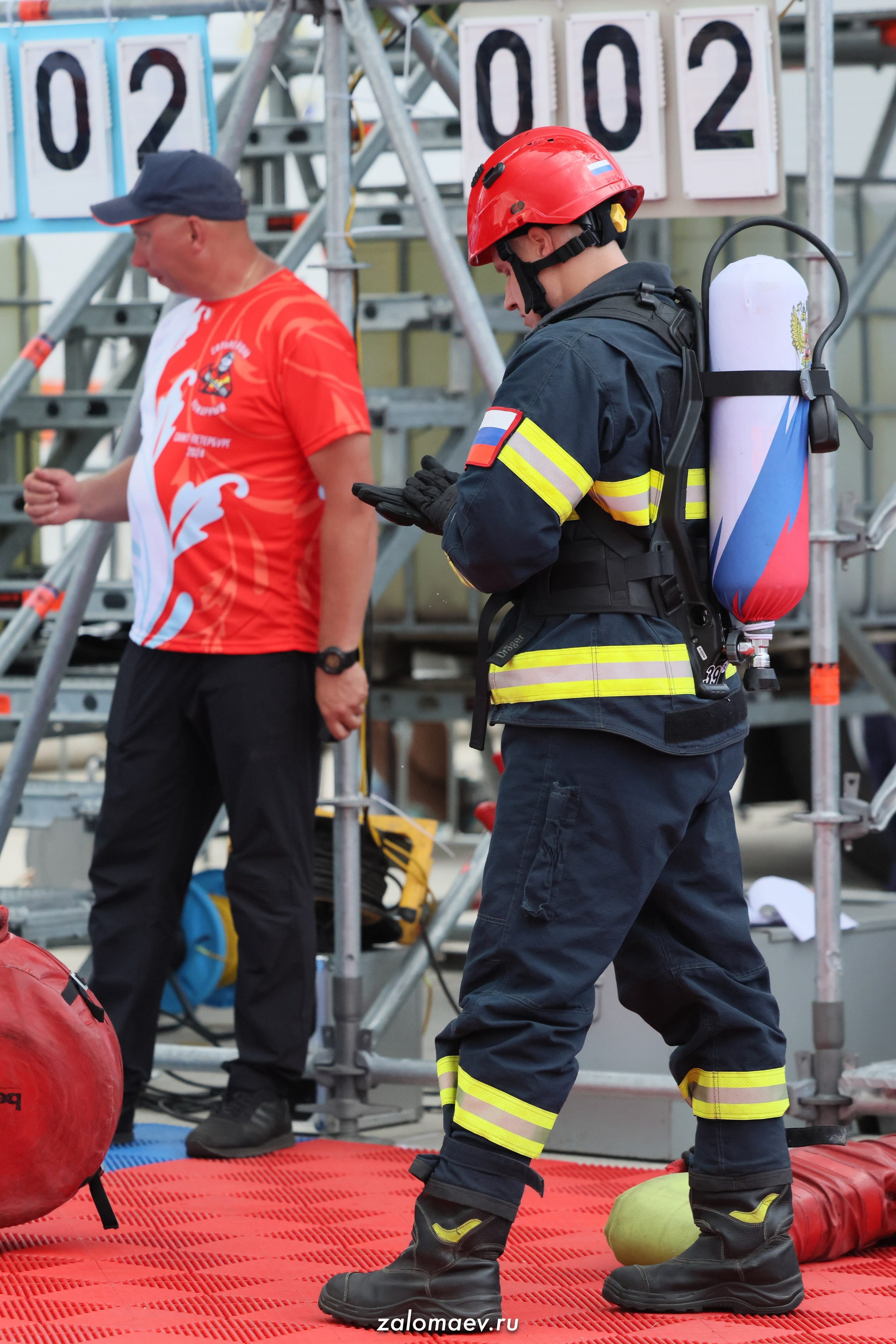 Сильнейший пожарный. Фотограф Александр Заломаев