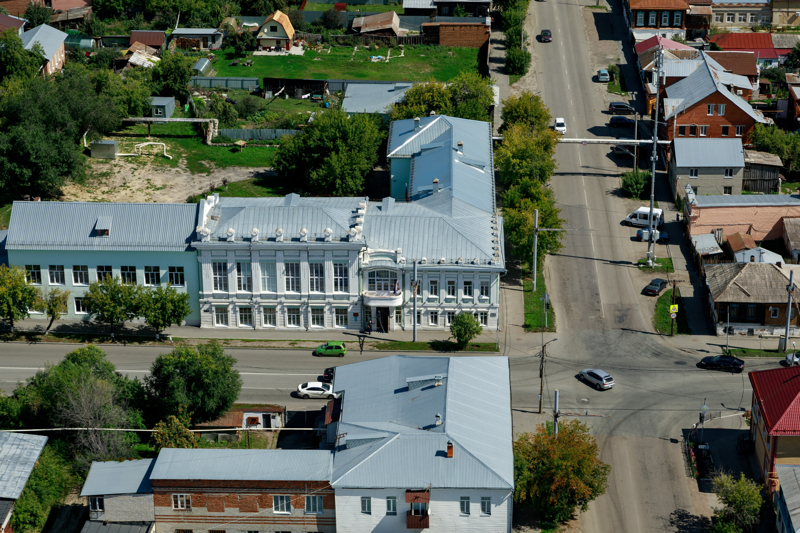 Город с высоты птичьего полёта. Фотограф Андрей Гузеев