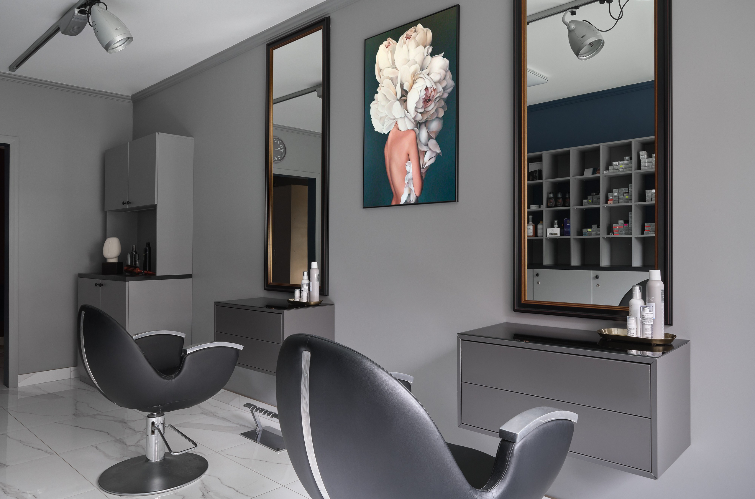 Лаконичный салон красоты. Фотограф Наталья Вершинина