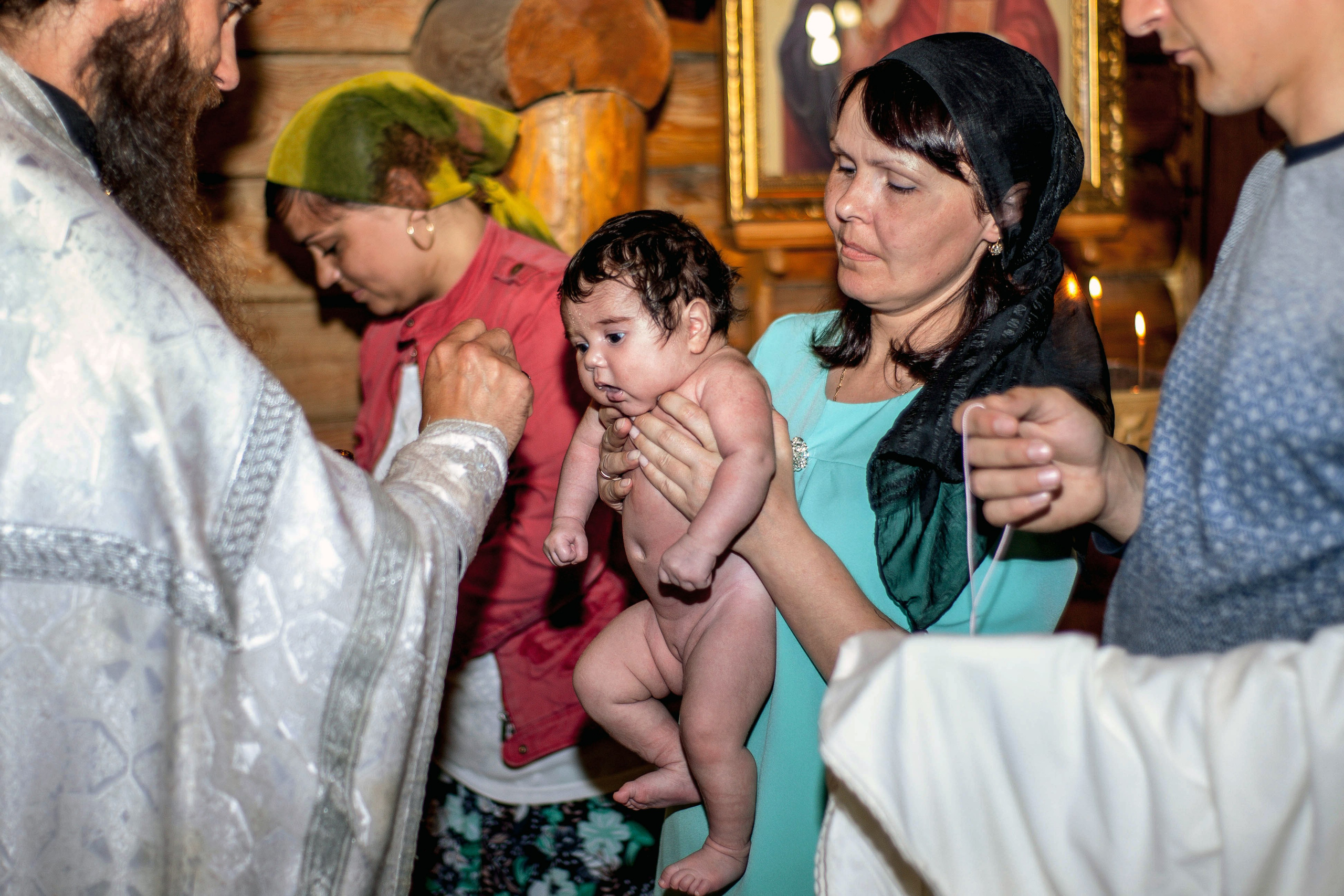 Крещение в храме Александра Невского (Петропавловск-Камчатский, июль 2017). Репортажная съемка в Москве и области. Анималистика