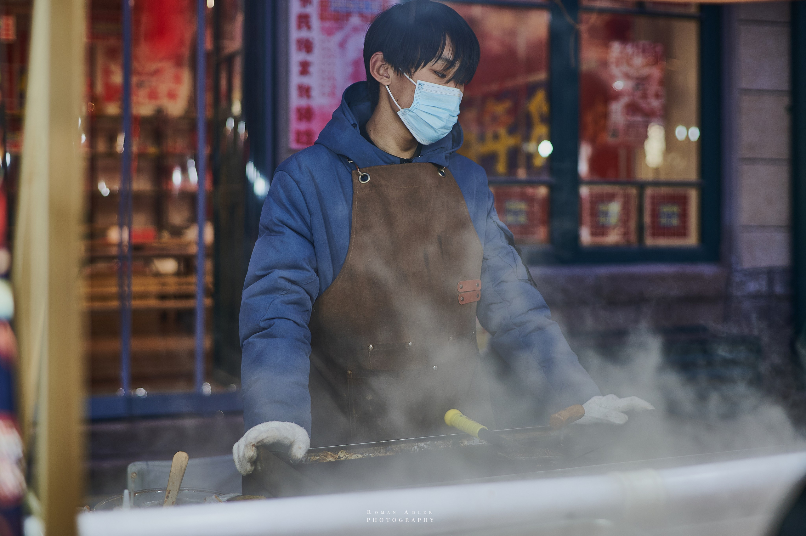 Уличная еда в Циндао. Фотограф Роман Адлер