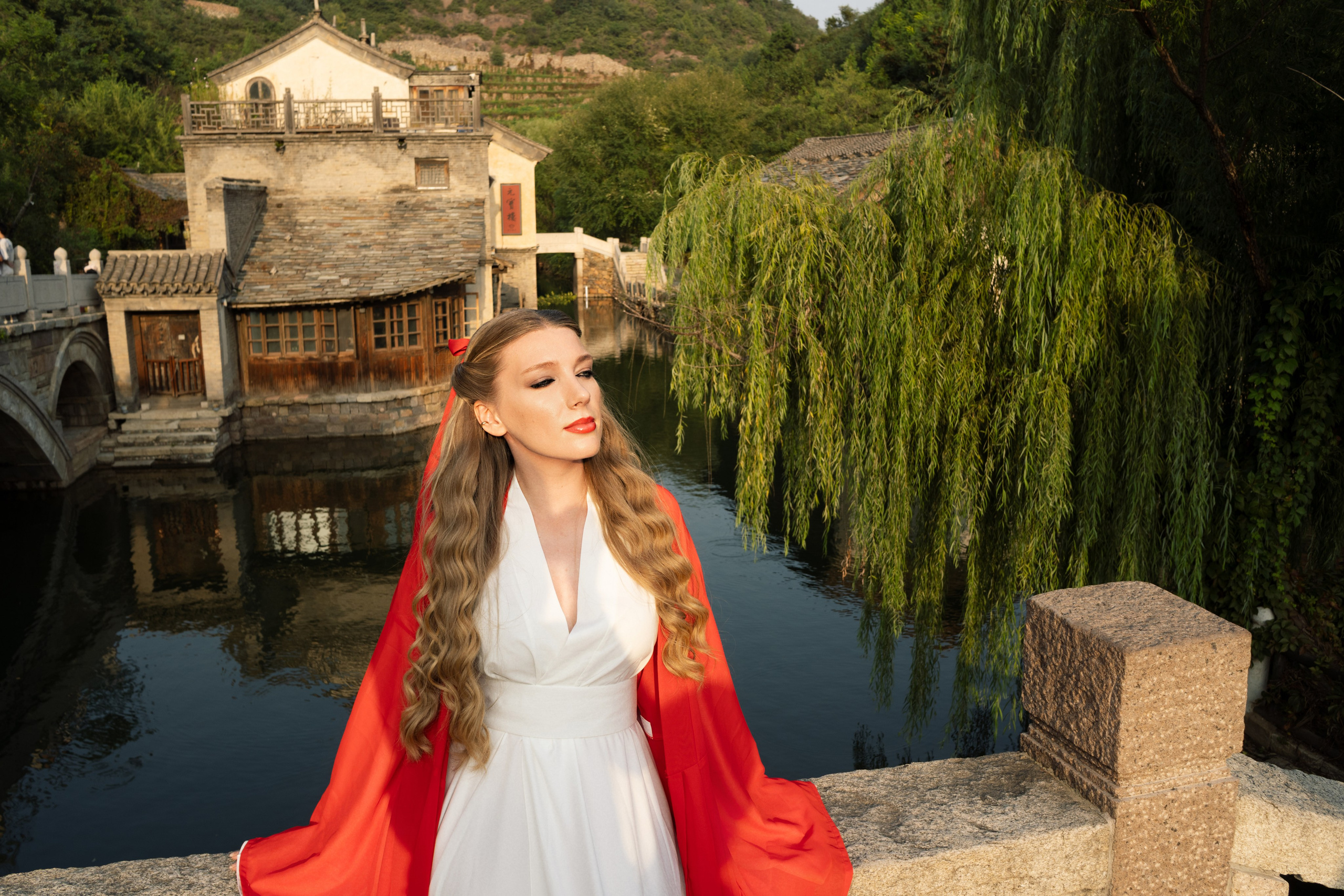 Photoshoot in traditional Chinese dresses
