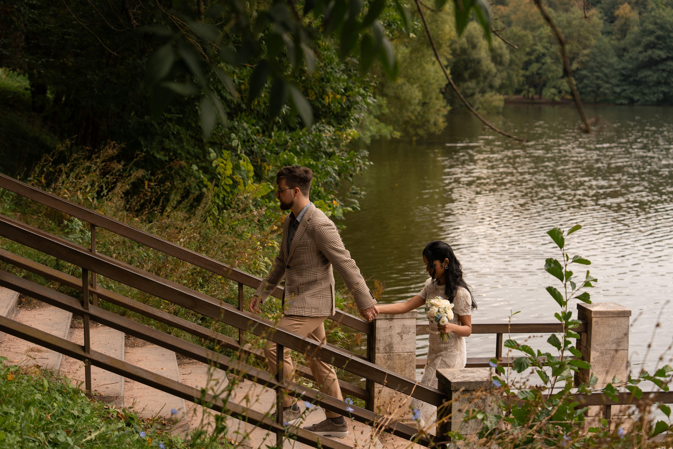 Максим и Харша, Царицыно. Свадебный фотограф в Москве Анна Полушина
