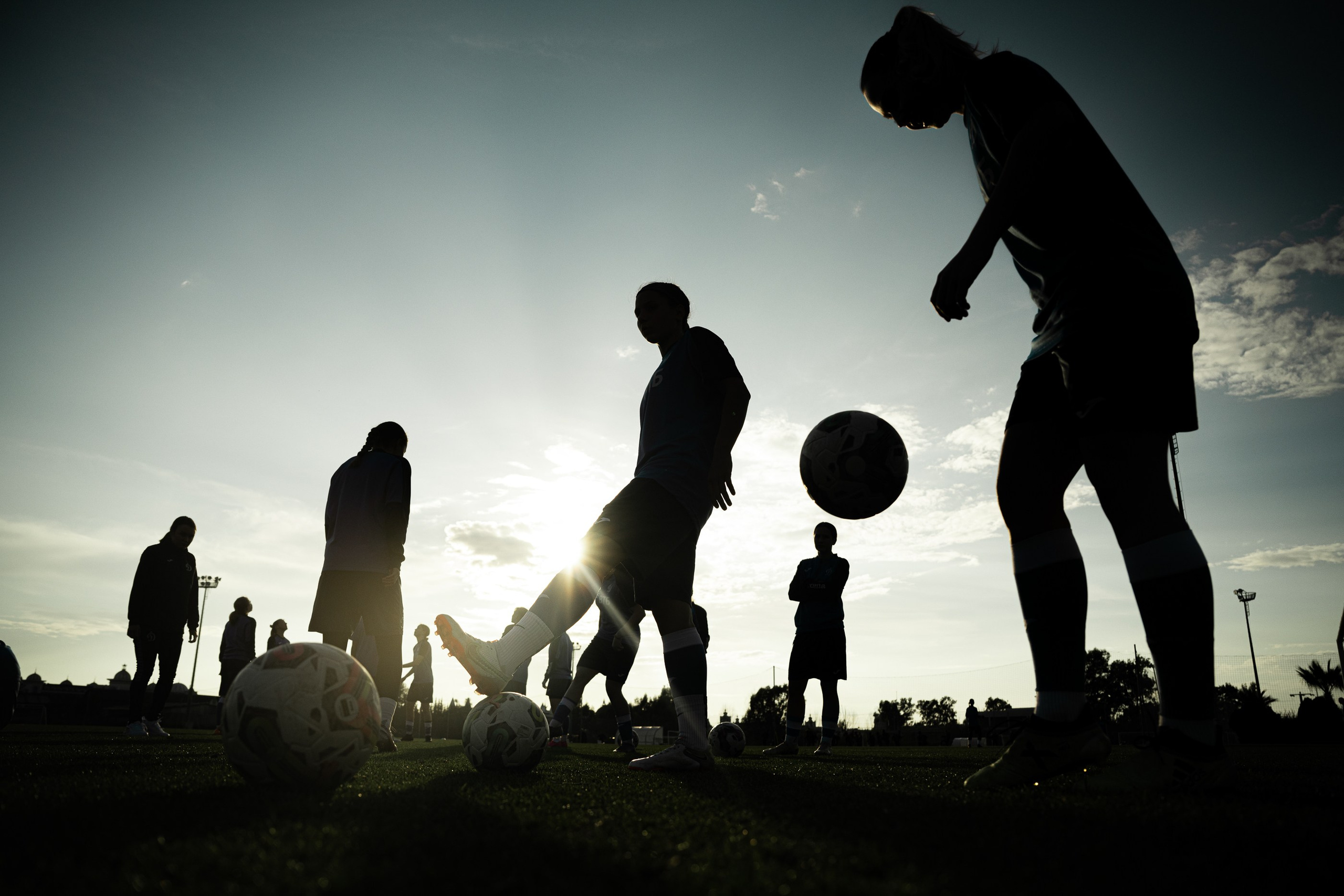 Dynamo women’s team training camp in Turkey, 2024. Фотограф Кирилл Сафонов