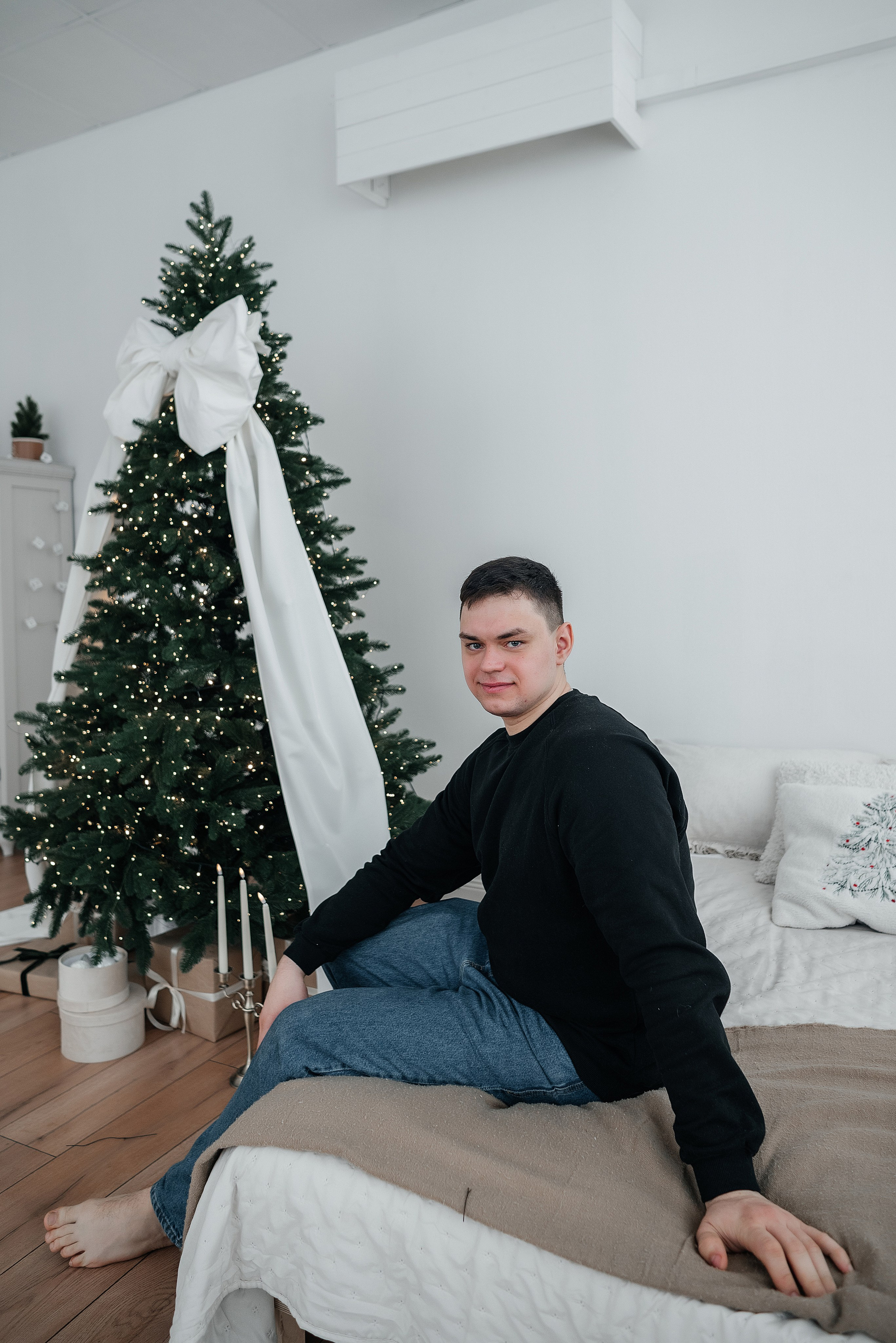 Семейная съемка к Новому году. Фотограф Анастасия Фомина