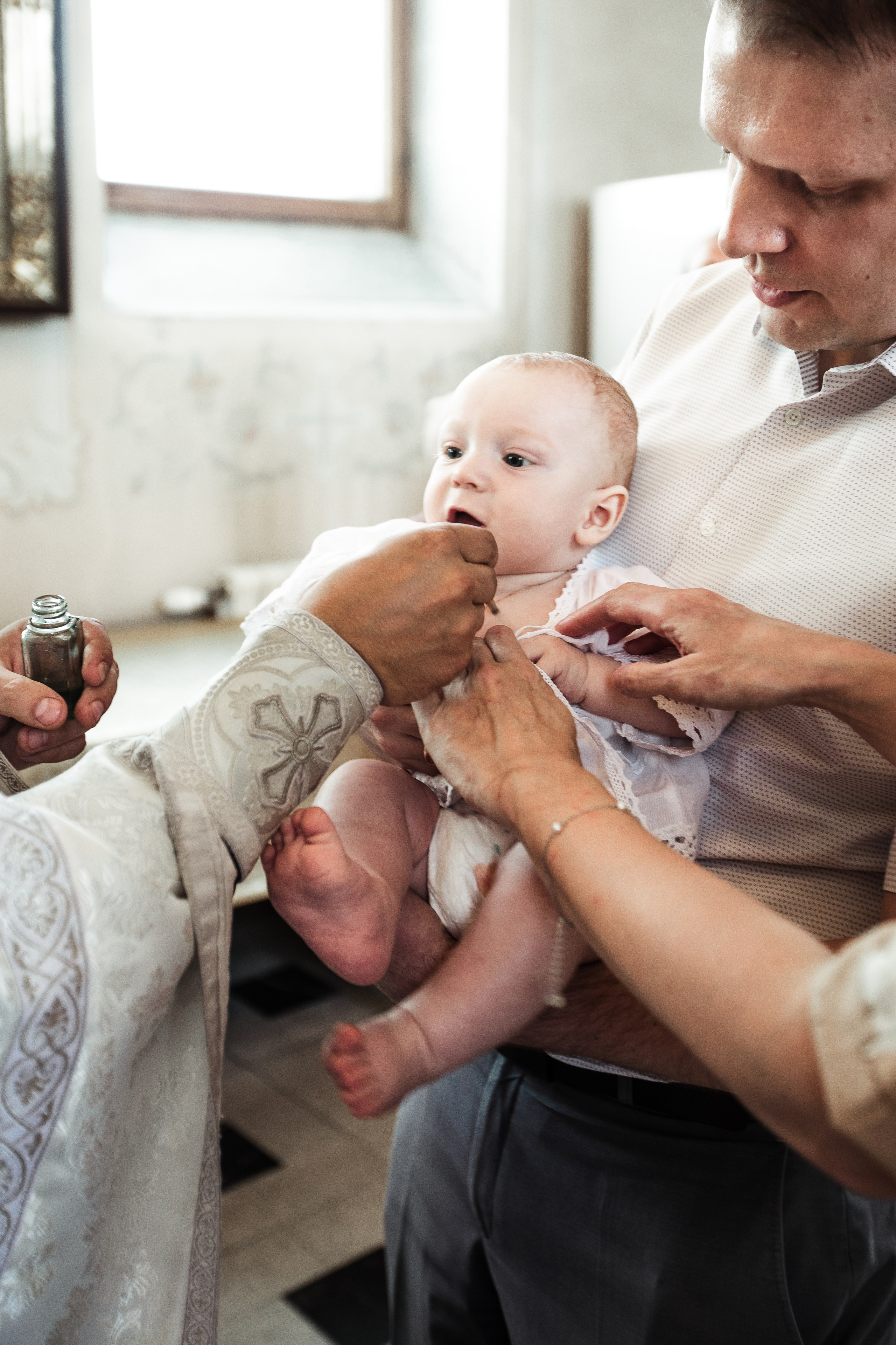 Крещение Николая в Елоховском Соборе. Фотосессии в Москве - фотограф Неонилла Ленко