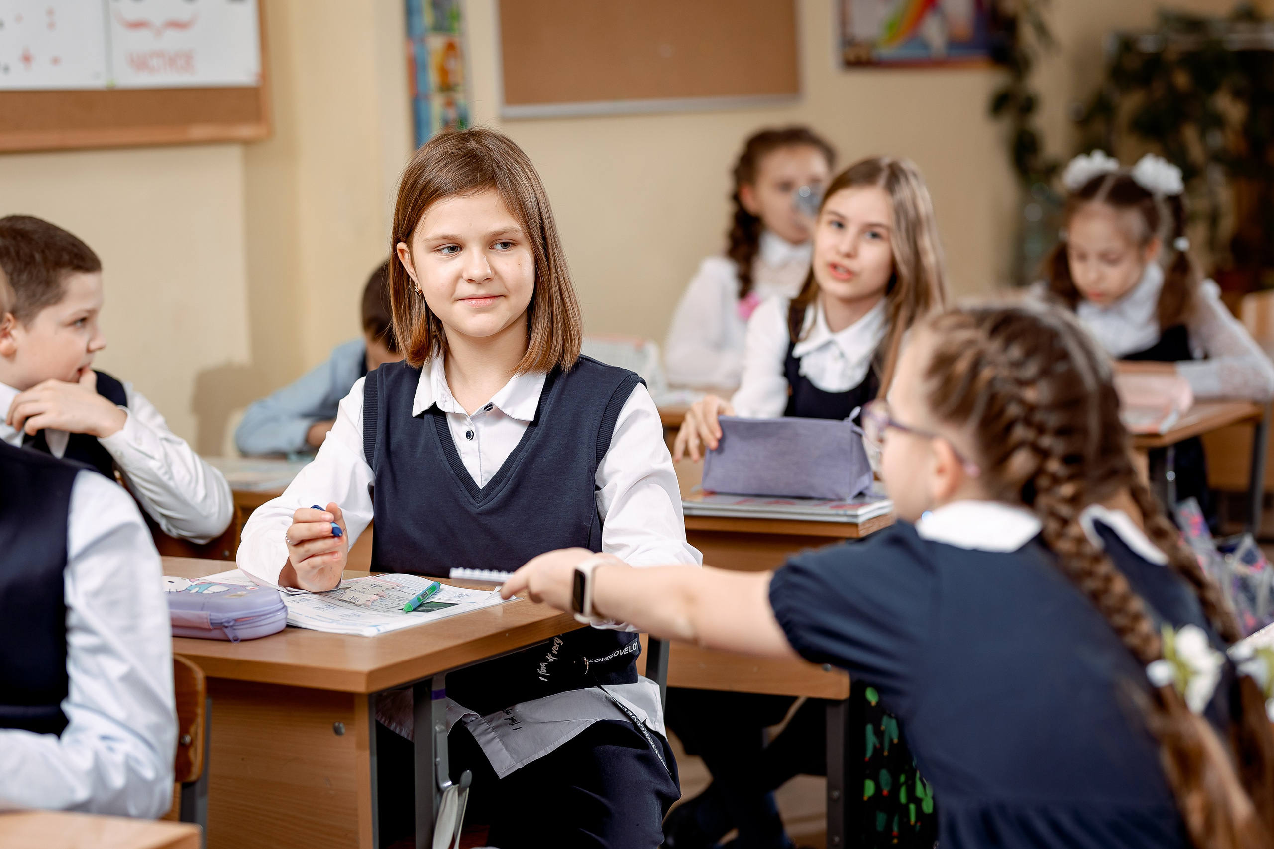 Репортаж на уроках. Семейный и детский фотограф Комина Елена, Власиха, Одинцово