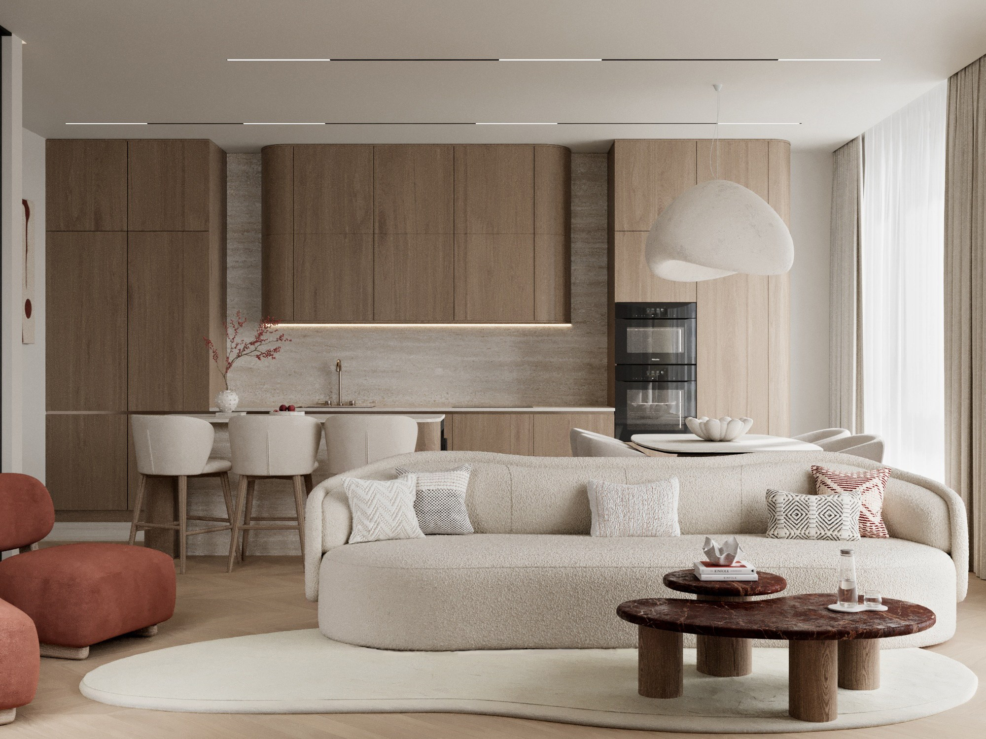 Дизайн студия Уютная Квартира|ЖК Стеллар Сити. Интерьерная 3D визуализация