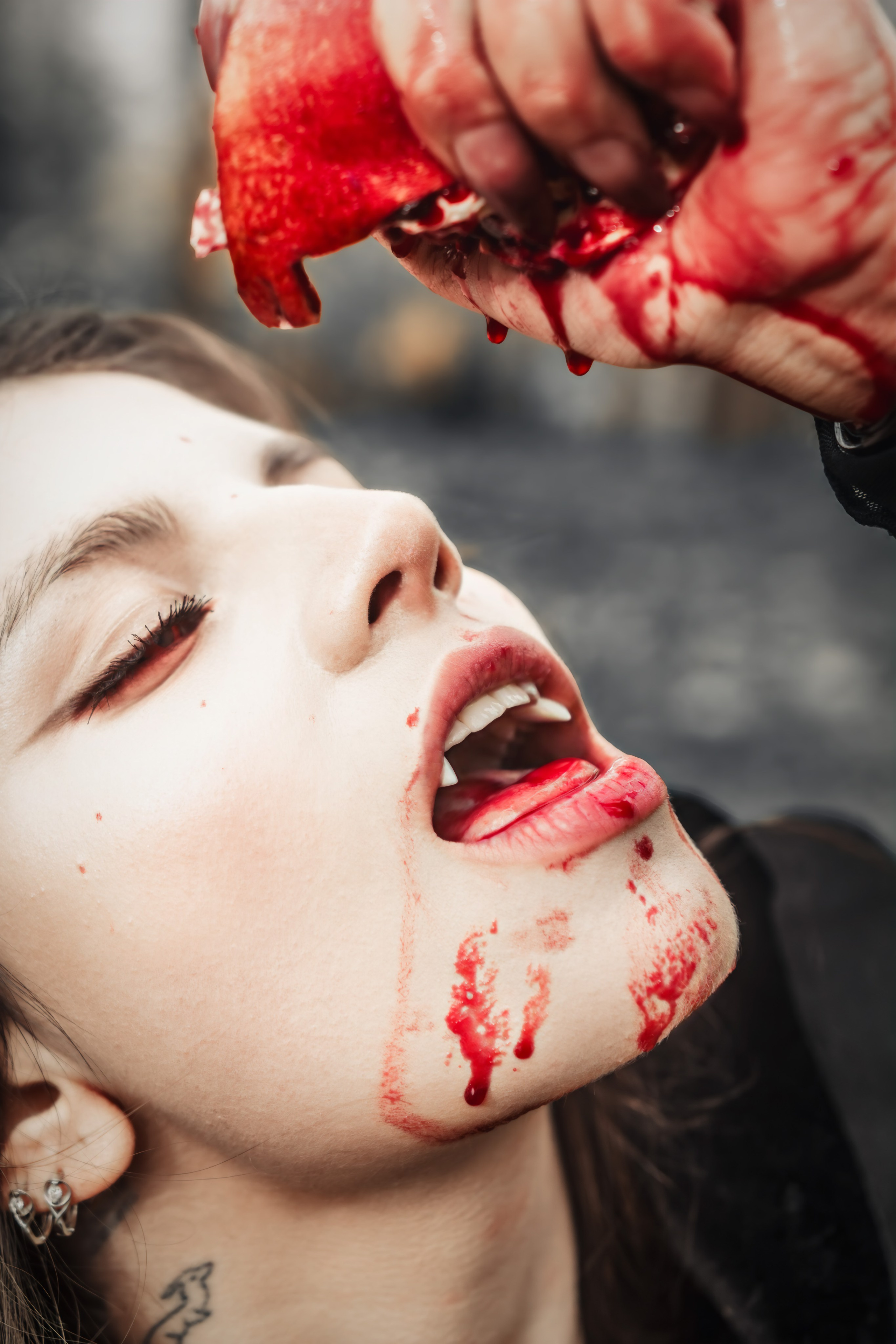 Фотосессия Вампиры в лесу