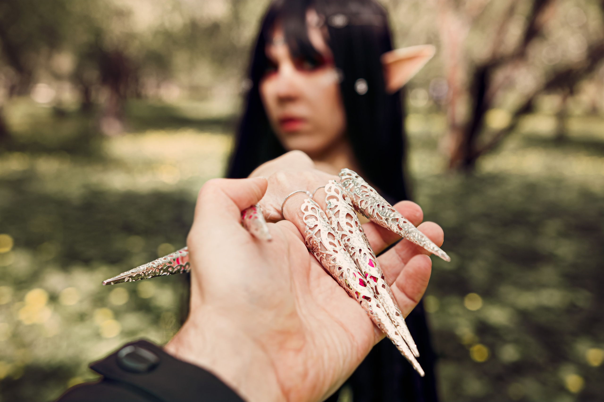 фотосессия в Лошицком парке в стиле эльфов