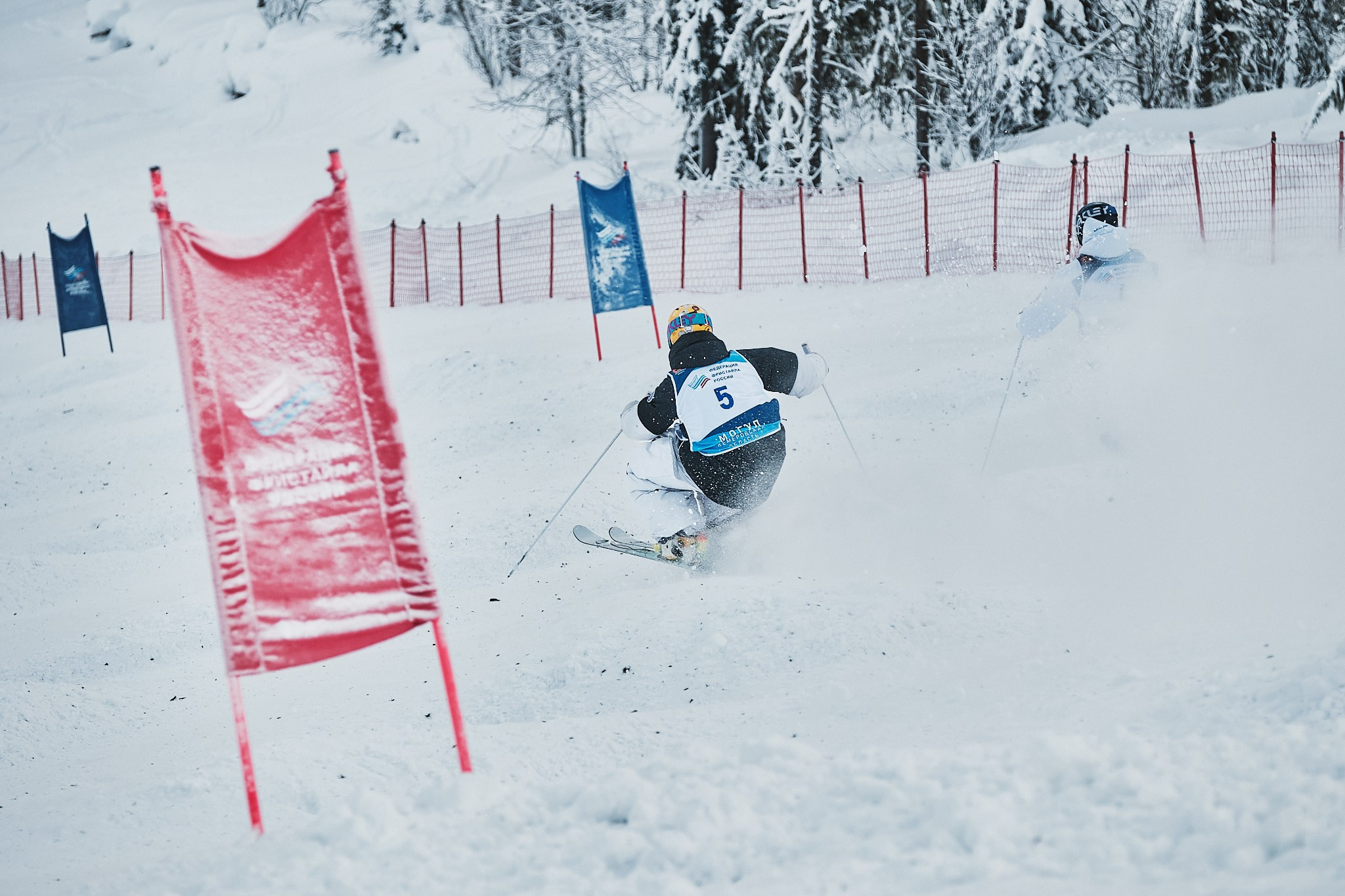 Фотосъемка соревнований по лыжному фристайлу