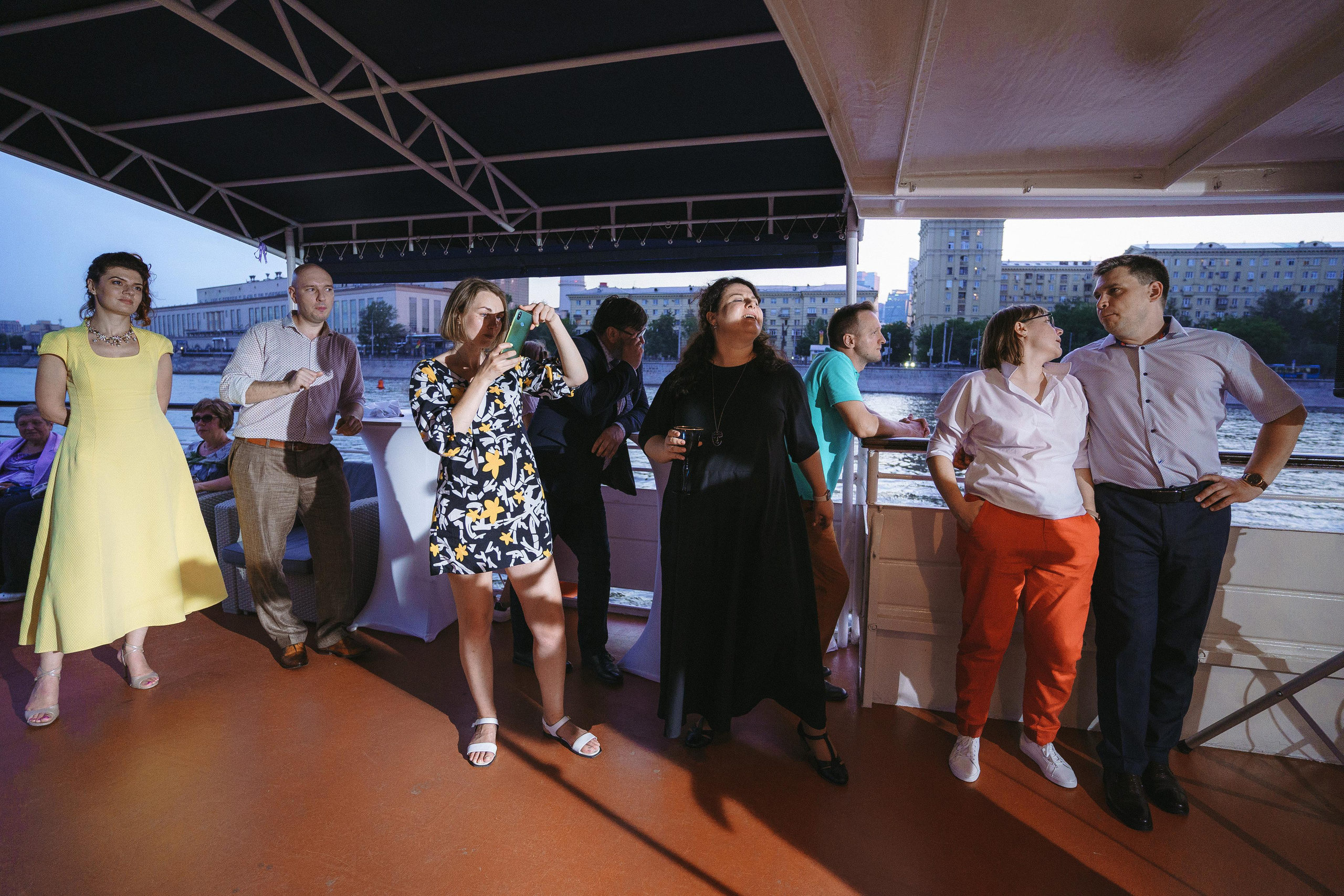 Свадебная фотосессия на теплоходе