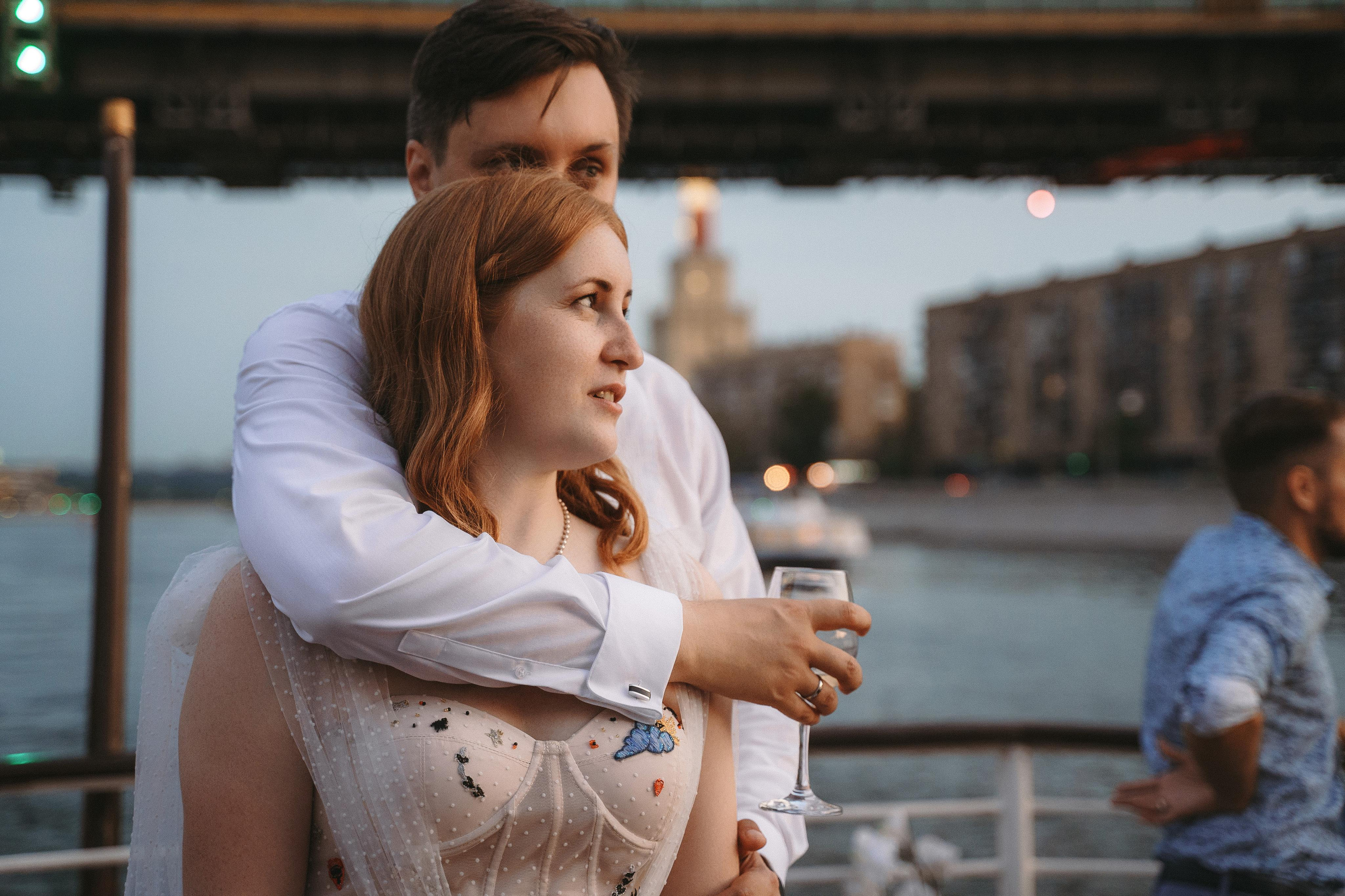 Свадебная фотосессия на теплоходе