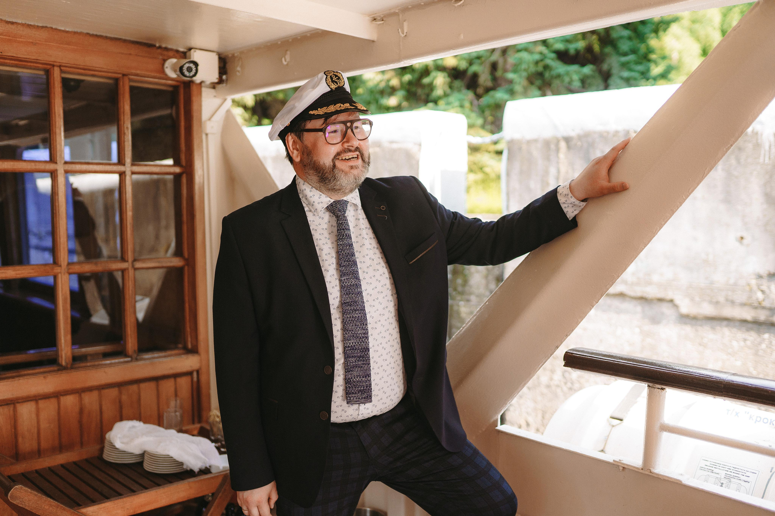 Свадебная фотосессия на теплоходе