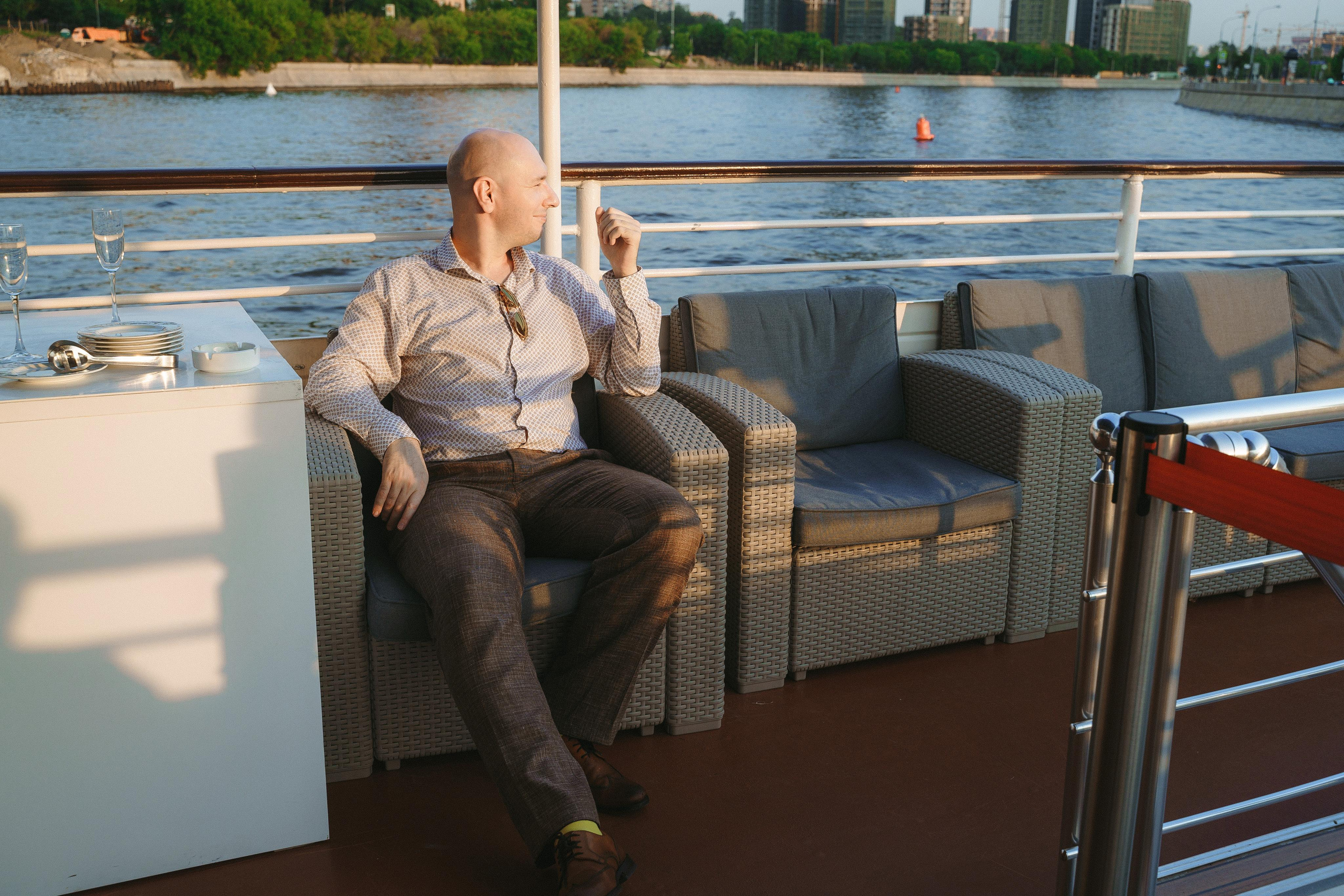 Свадебная фотосессия на теплоходе