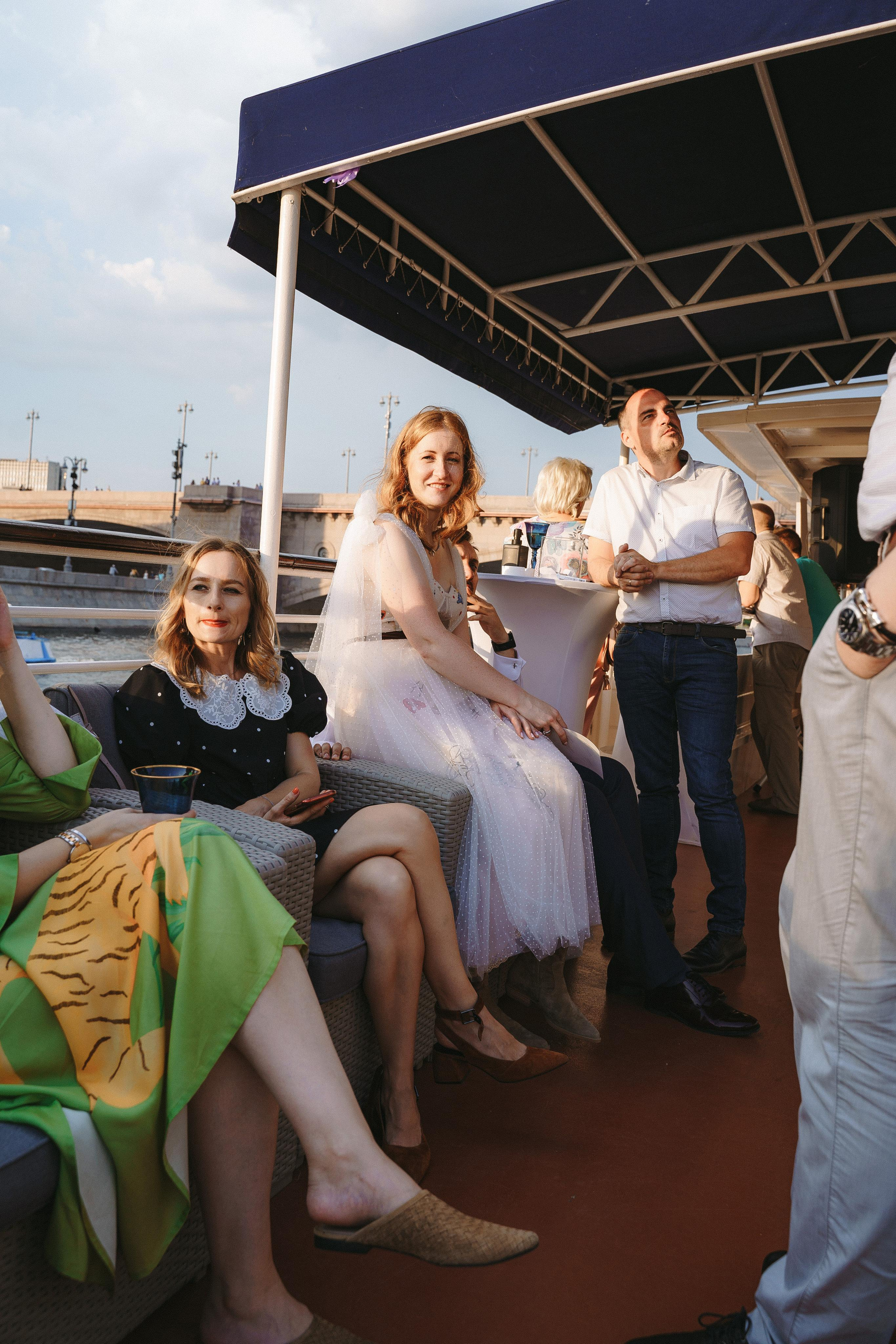 Свадебная фотосессия на теплоходе