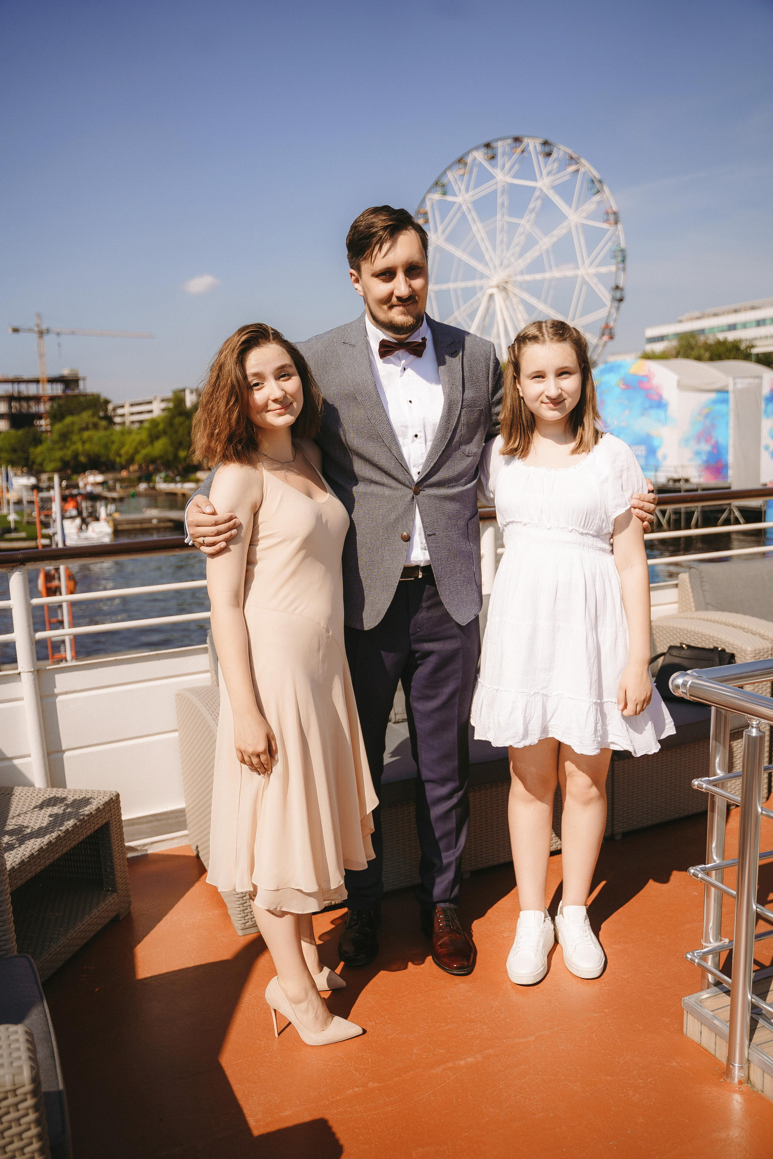 Свадебная фотосессия на теплоходе