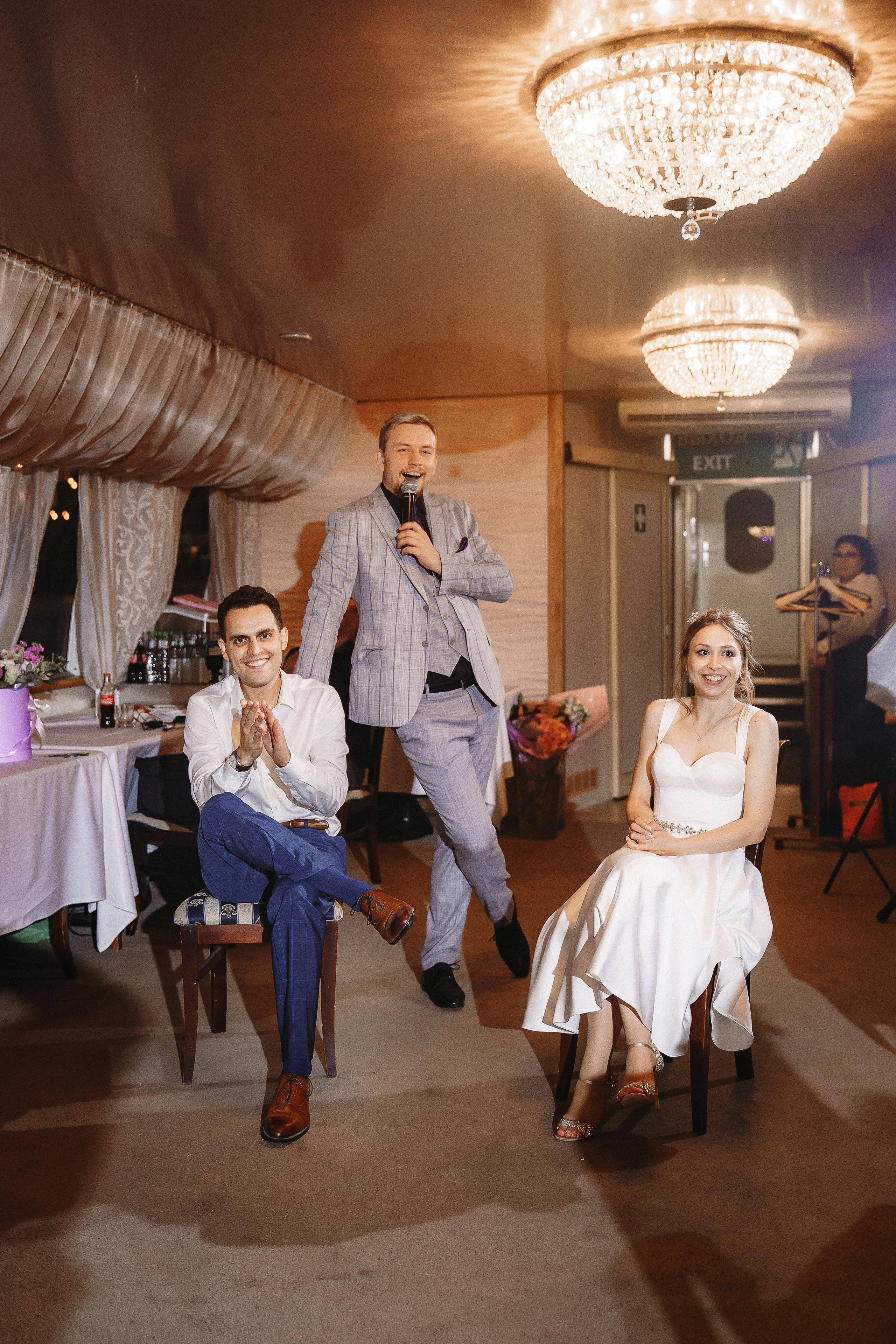 Свадебная фотосессия на теплоходе