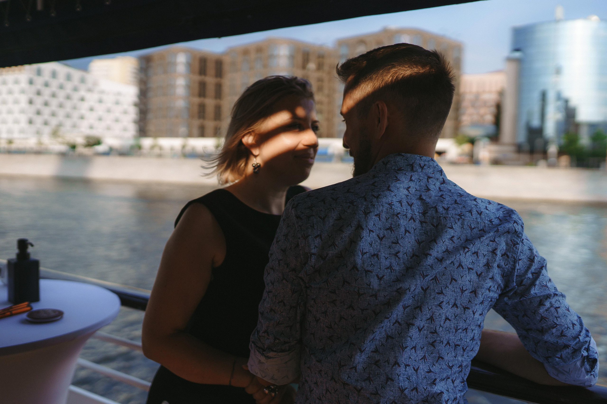 Свадебная фотосессия на теплоходе