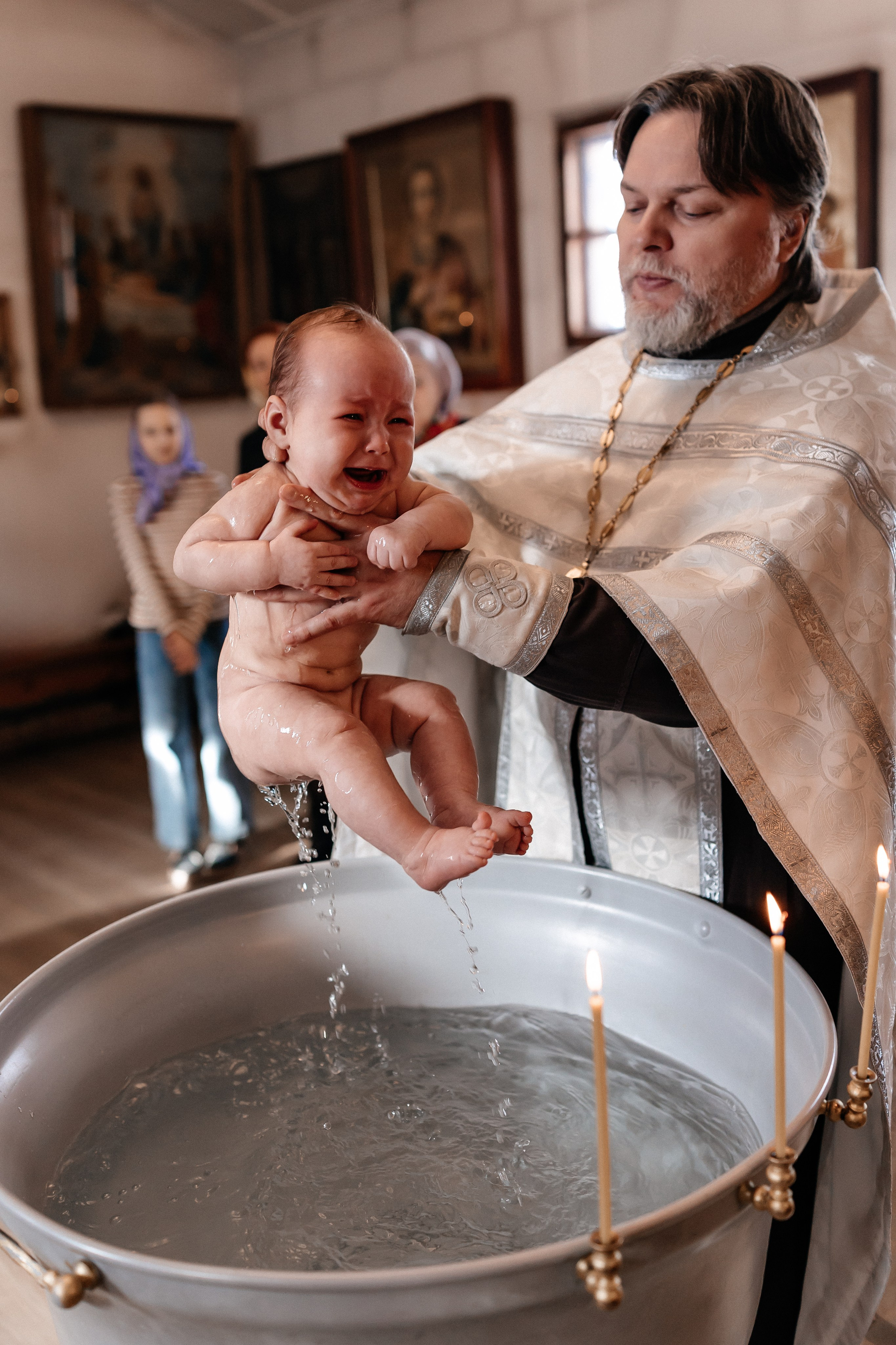 Крещение Артема. Семейный фотограф Минск Усова Ольга